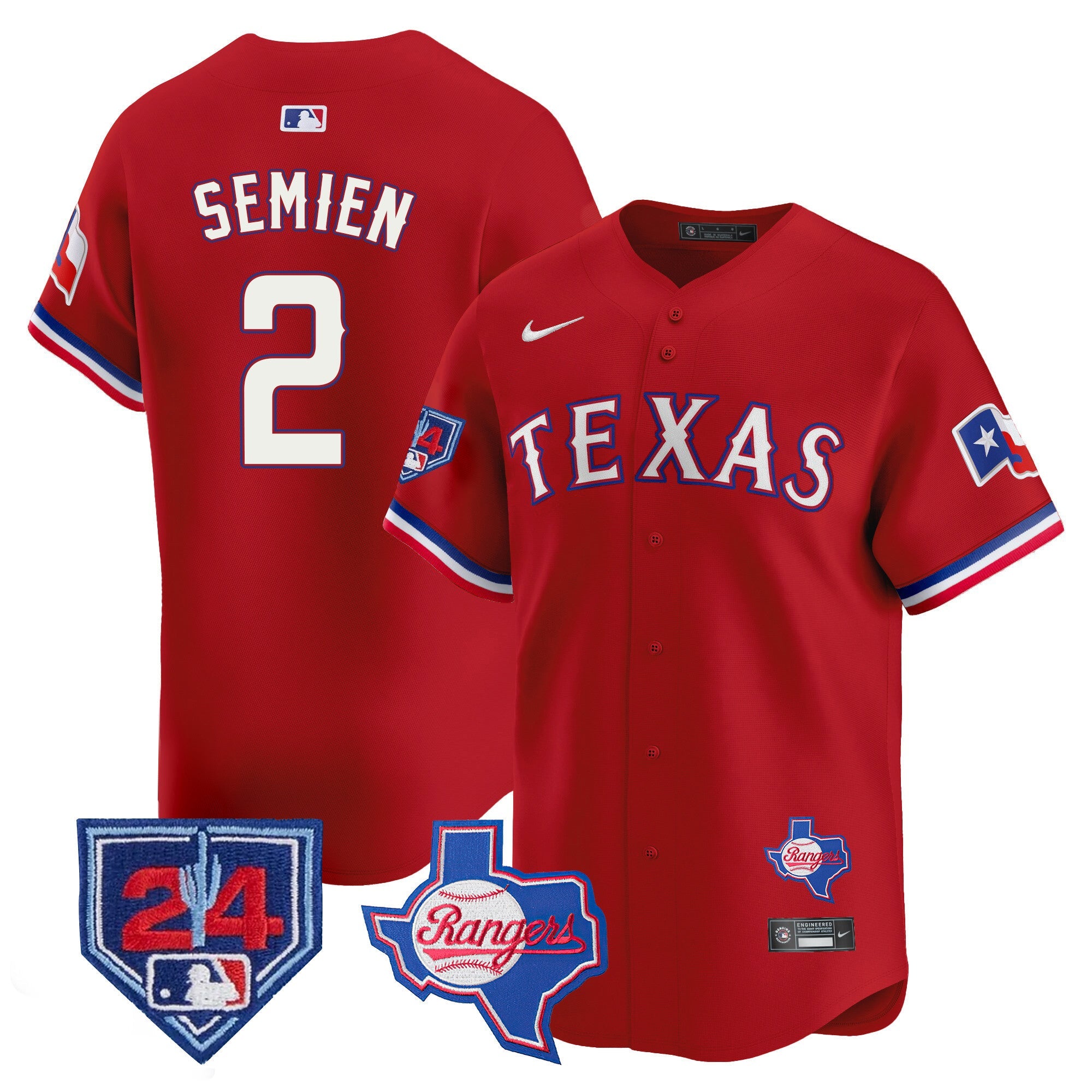 Men’s Texas 2024 Spring Training Patch Vapor Premier Limited Jersey
