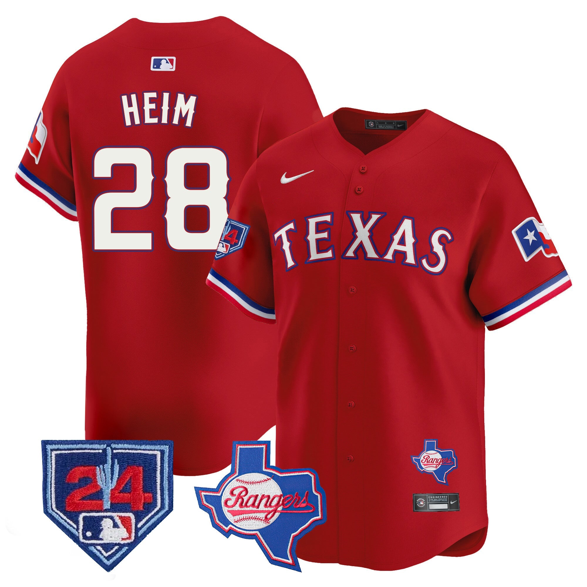 Men’s Texas 2024 Spring Training Patch Vapor Premier Limited Jersey