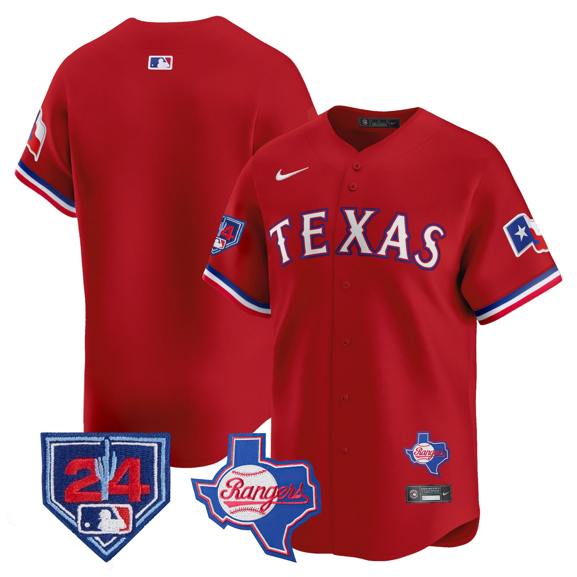 Men’s Texas 2024 Spring Training Patch Vapor Premier Limited Jersey