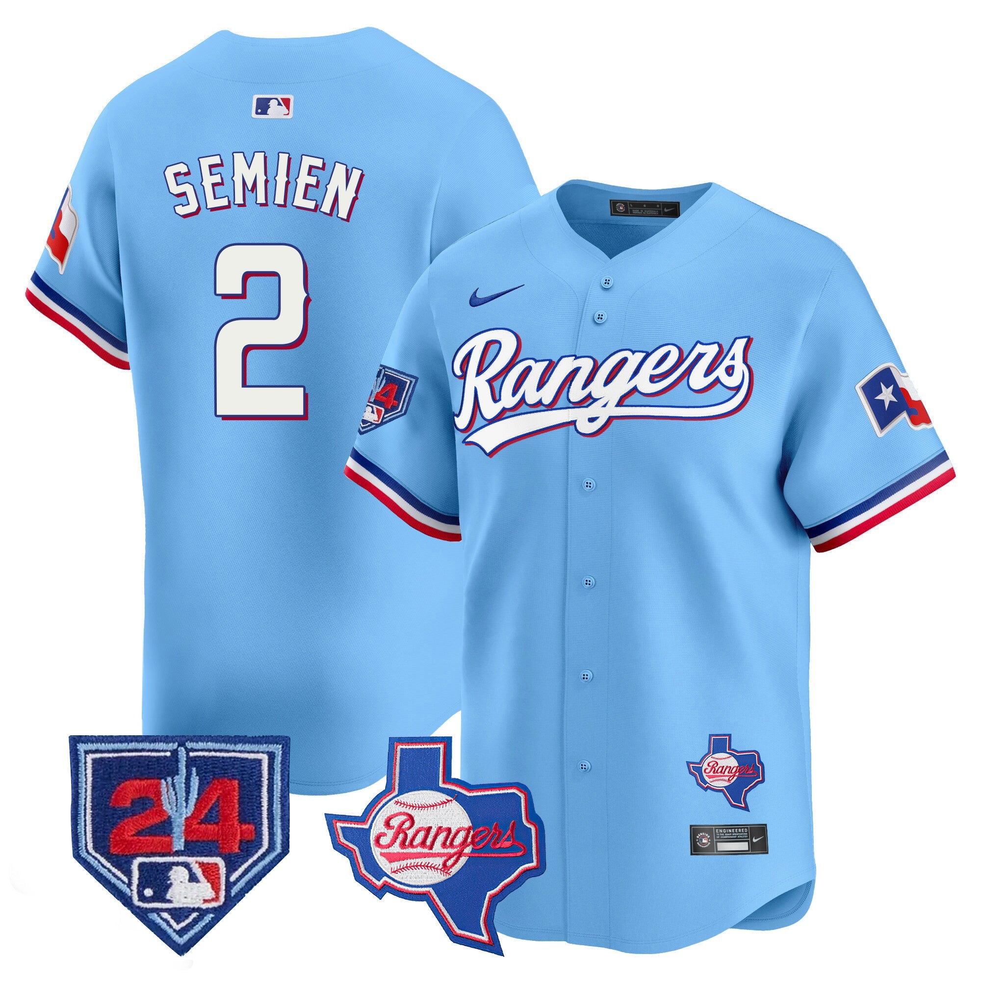 Men’s Texas 2024 Spring Training Patch Vapor Premier Limited Jersey