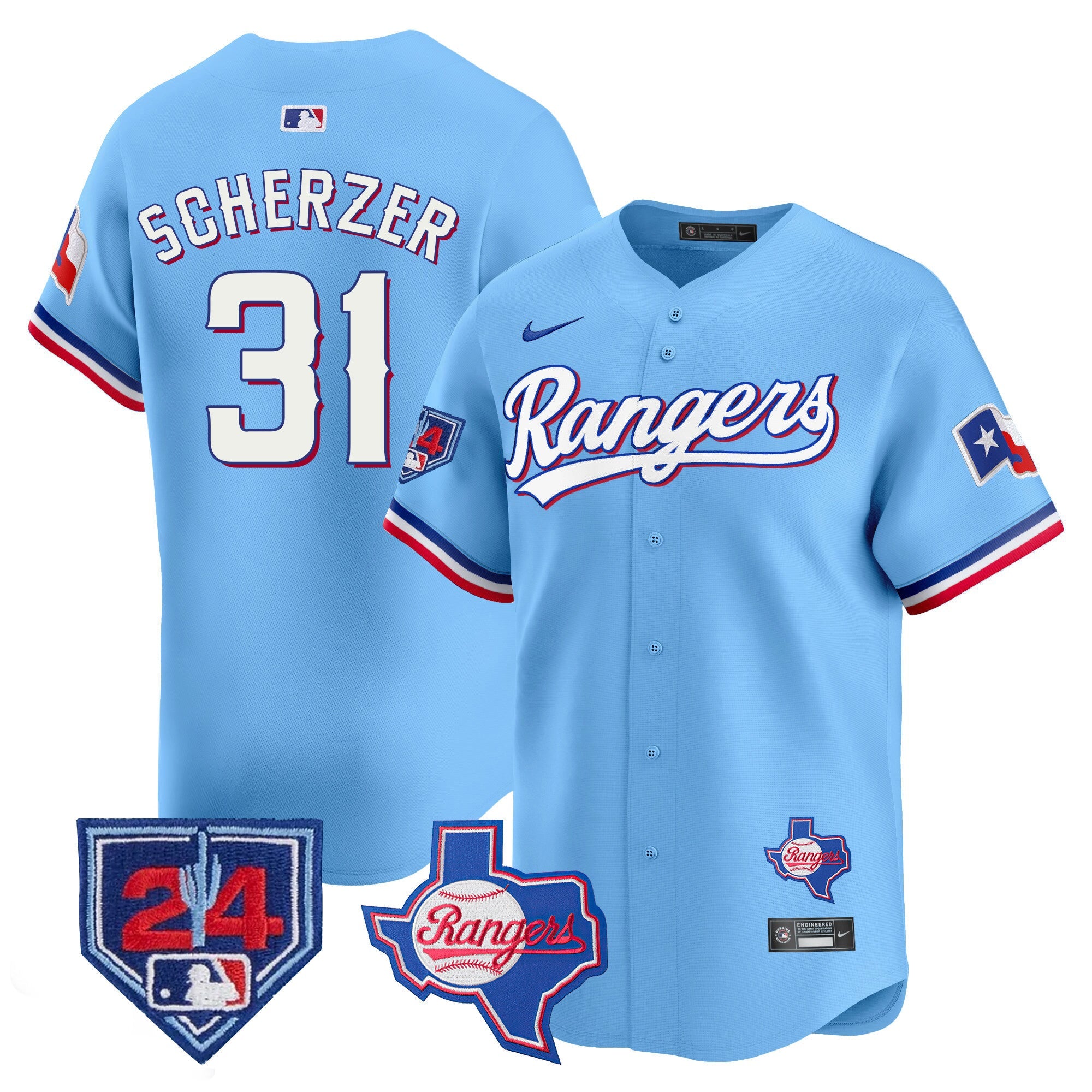 Men’s Texas 2024 Spring Training Patch Vapor Premier Limited Jersey