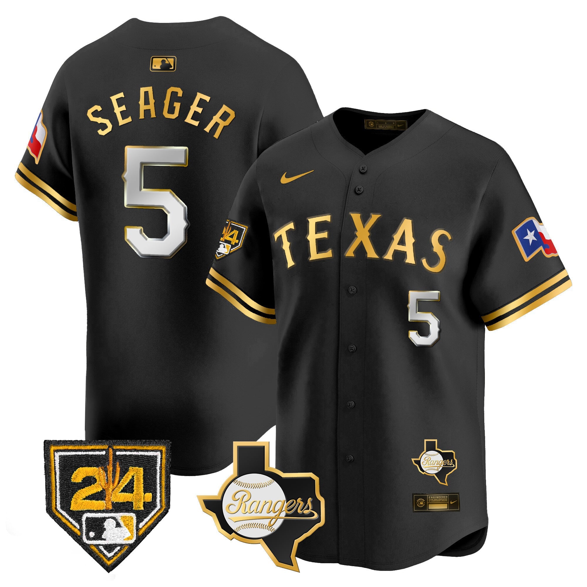 Men’s Texas 2024 Spring Training Patch Vapor Premier Limited Jersey