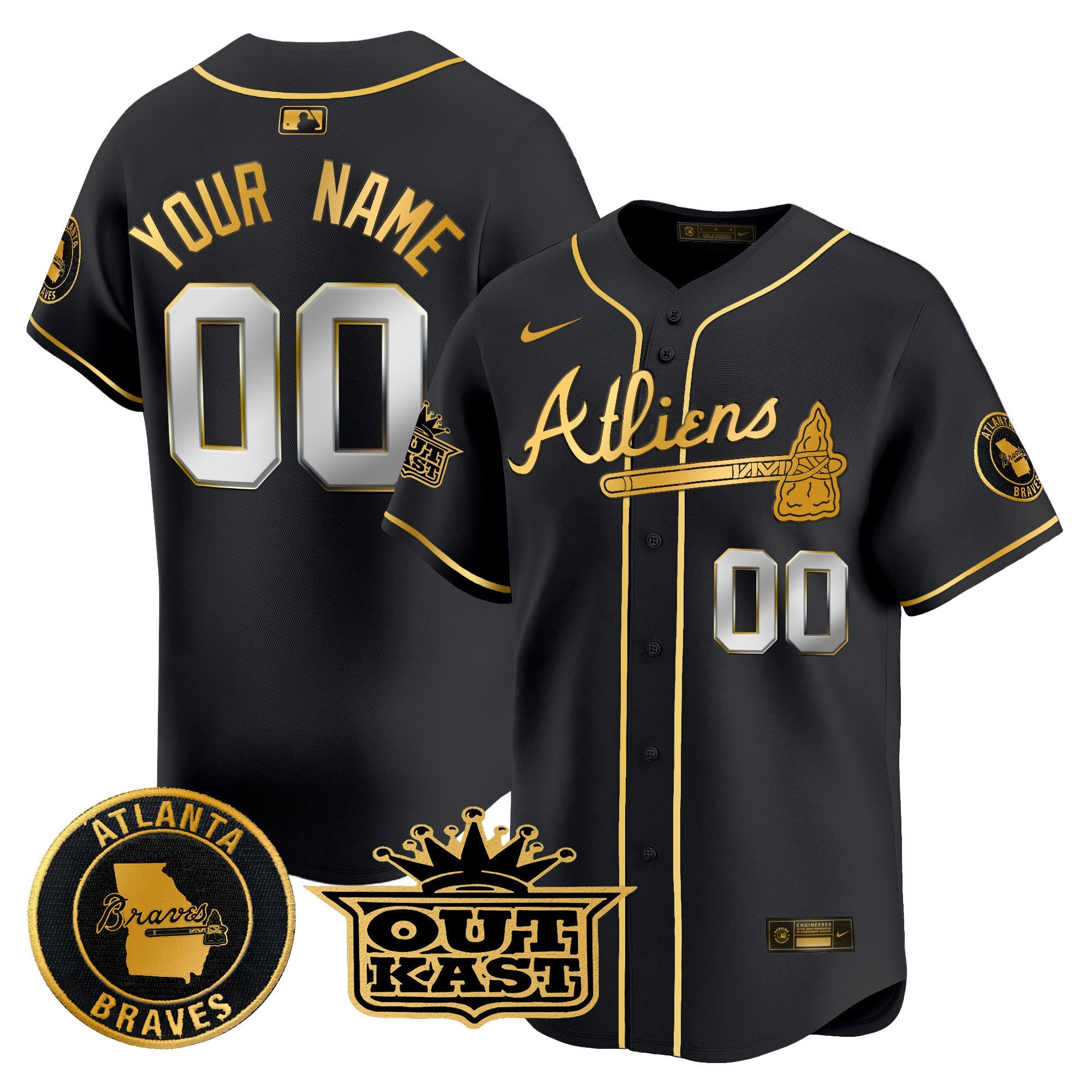 Atlanta Atliens Vapor Premier Limited Custom Jersey