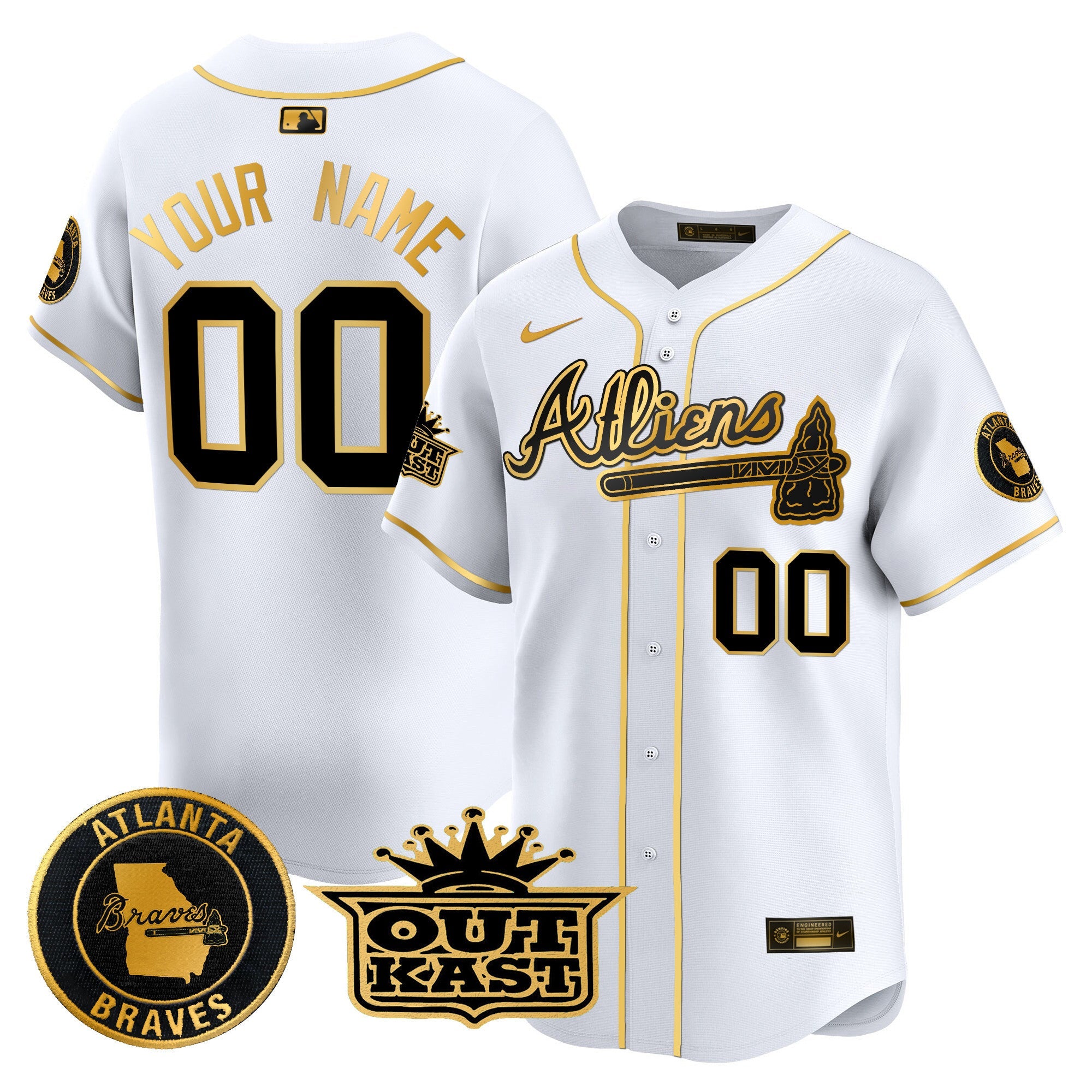 Atlanta Atliens Vapor Premier Limited Custom Jersey