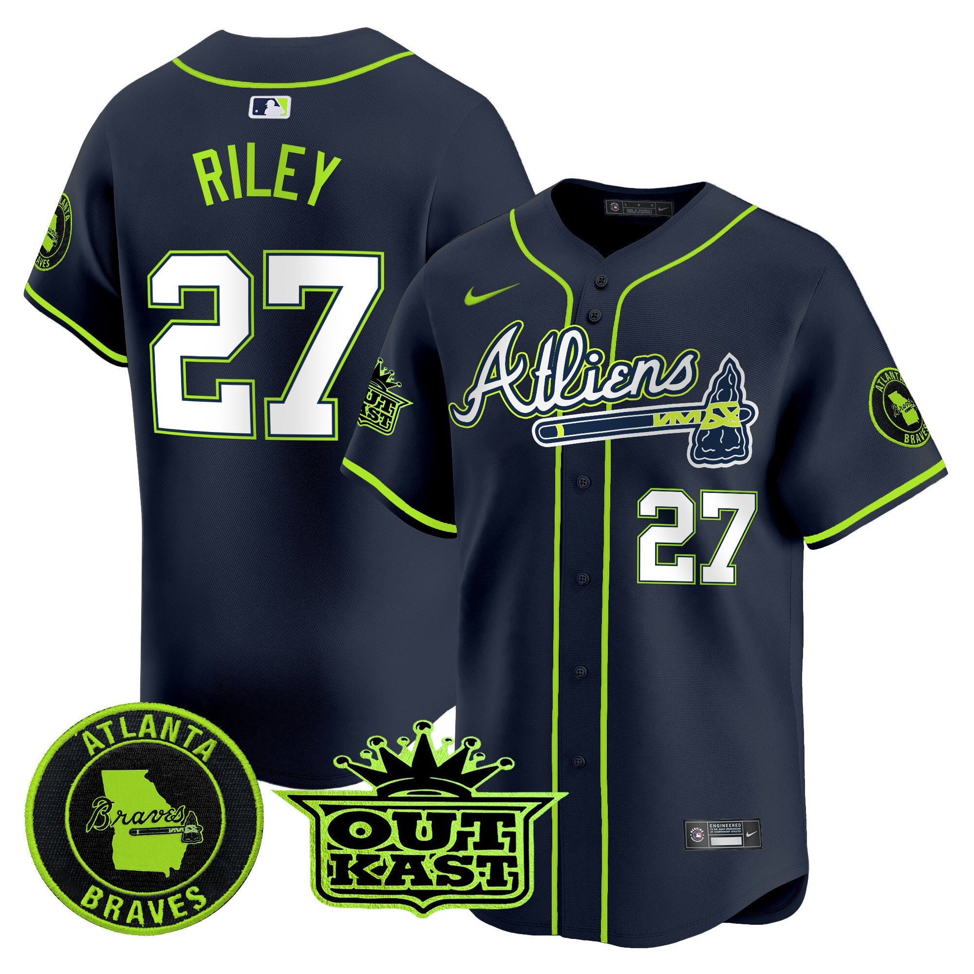Men’s Atlanta Atliens Vapor Premier Limited Jersey