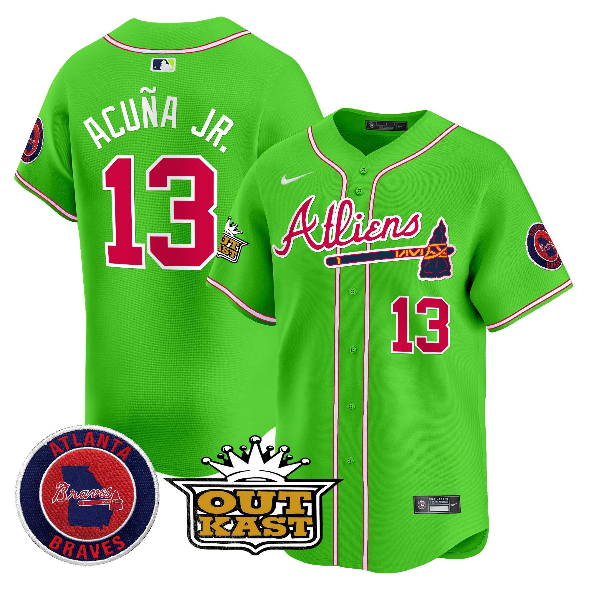 Men’s Atlanta Atliens Vapor Premier Limited Jersey