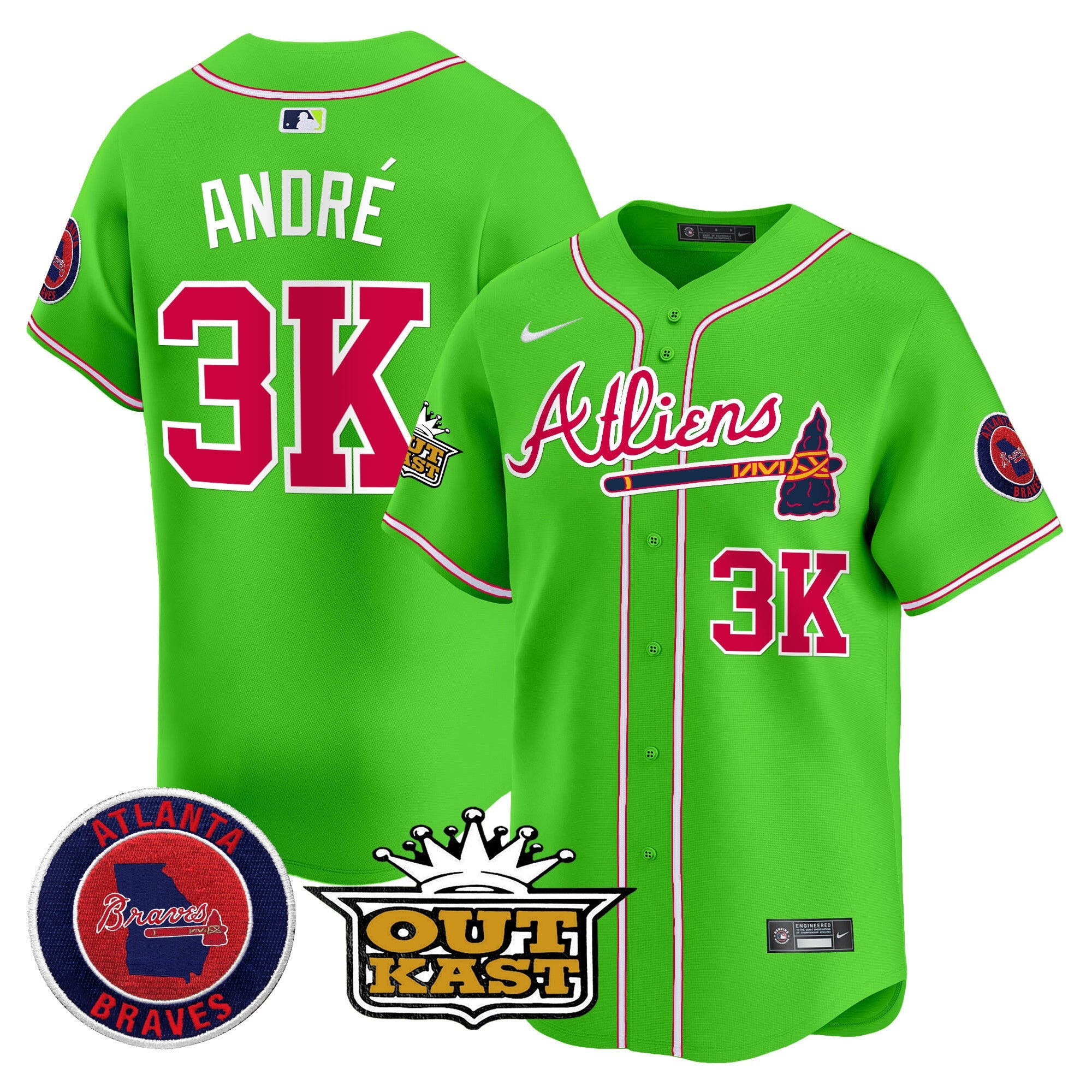 Men’s Atlanta Atliens Vapor Premier Limited Jersey