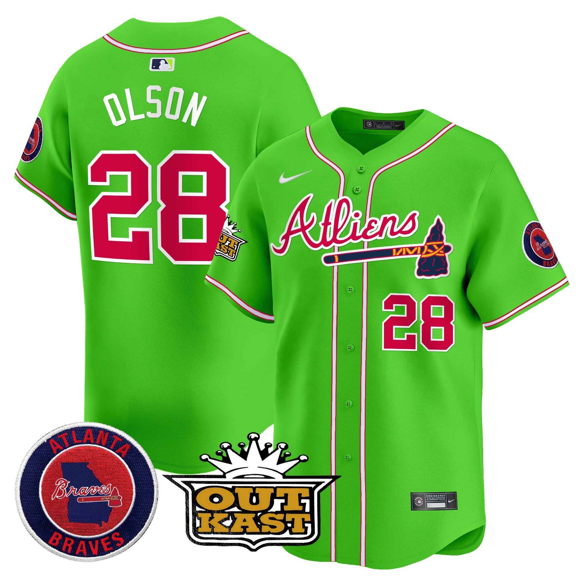 Men’s Atlanta Atliens Vapor Premier Limited Jersey