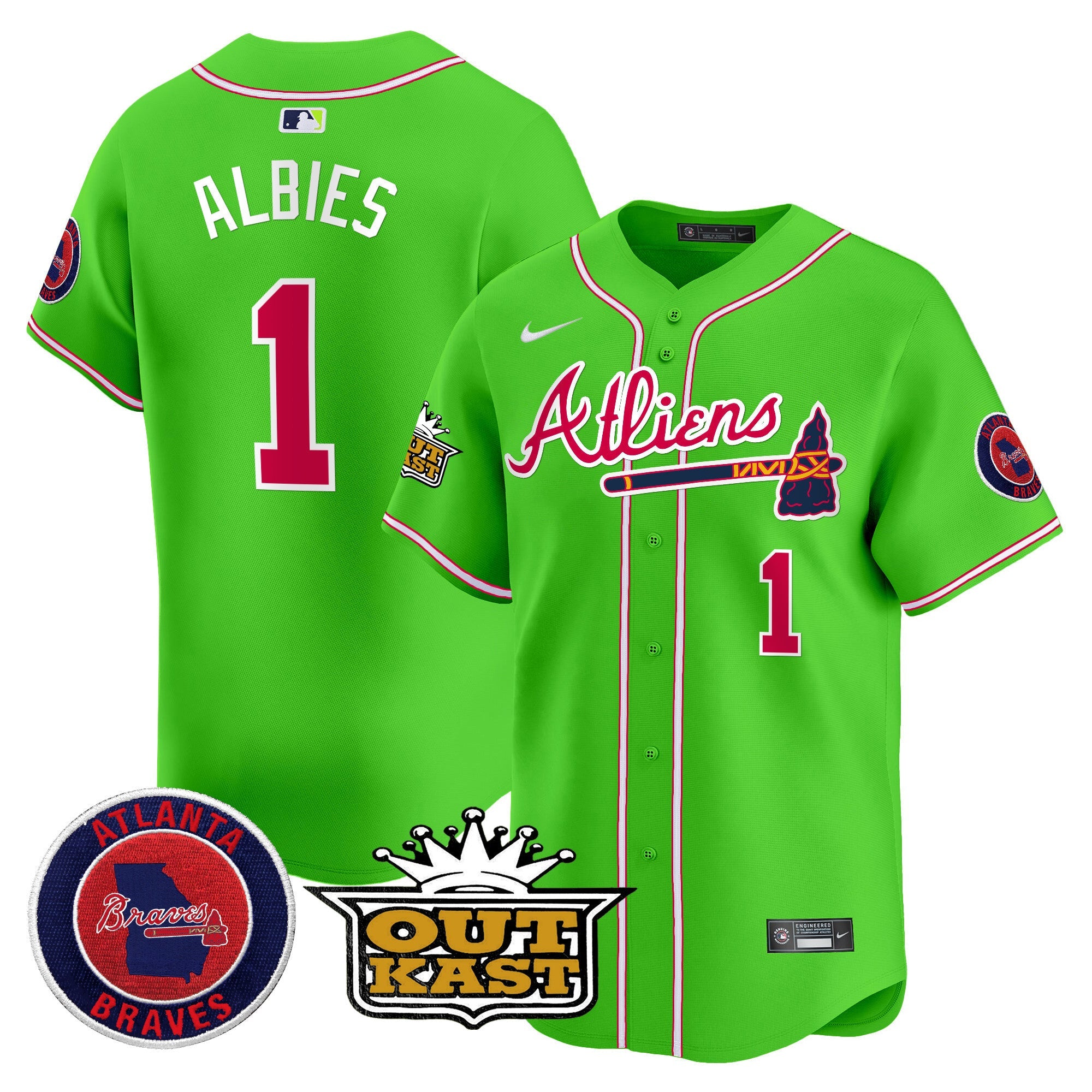 Men’s Atlanta Atliens Vapor Premier Limited Jersey