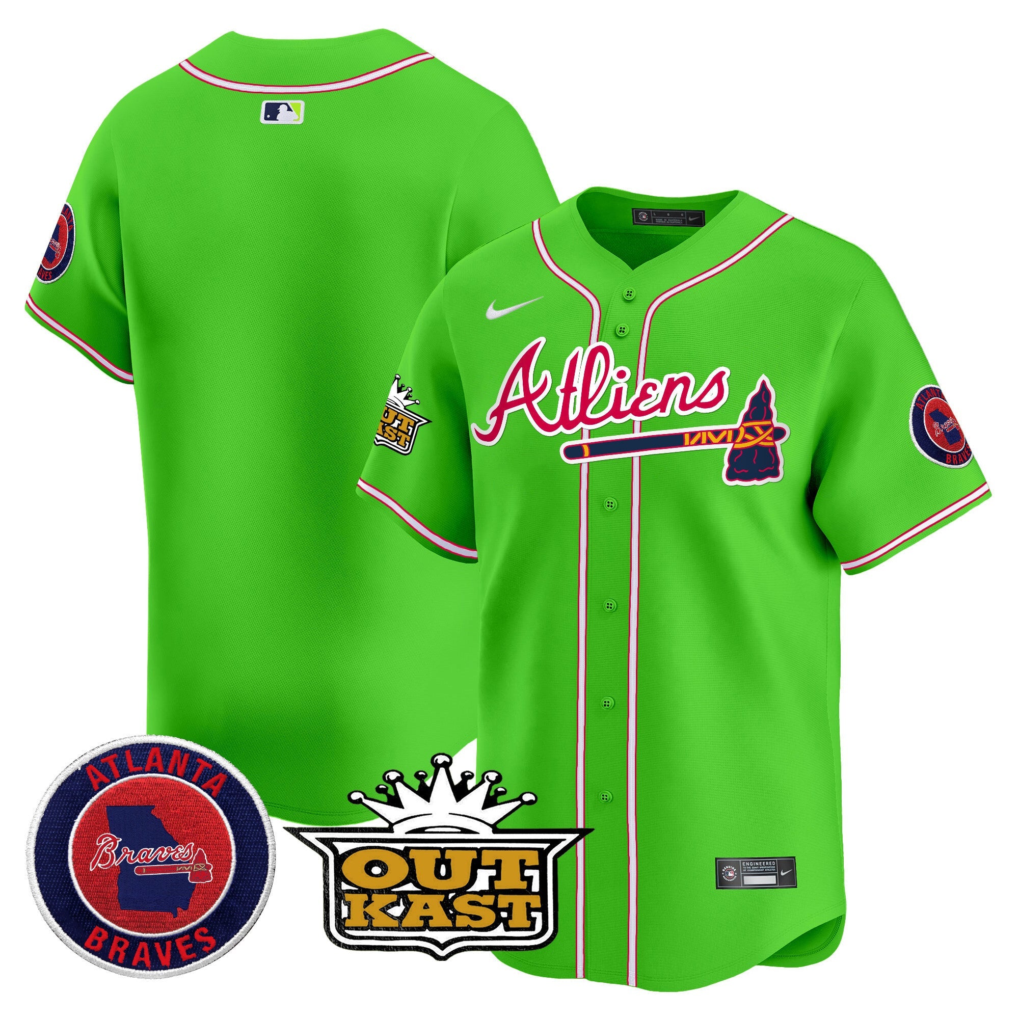 Men’s Atlanta Atliens Vapor Premier Limited Jersey