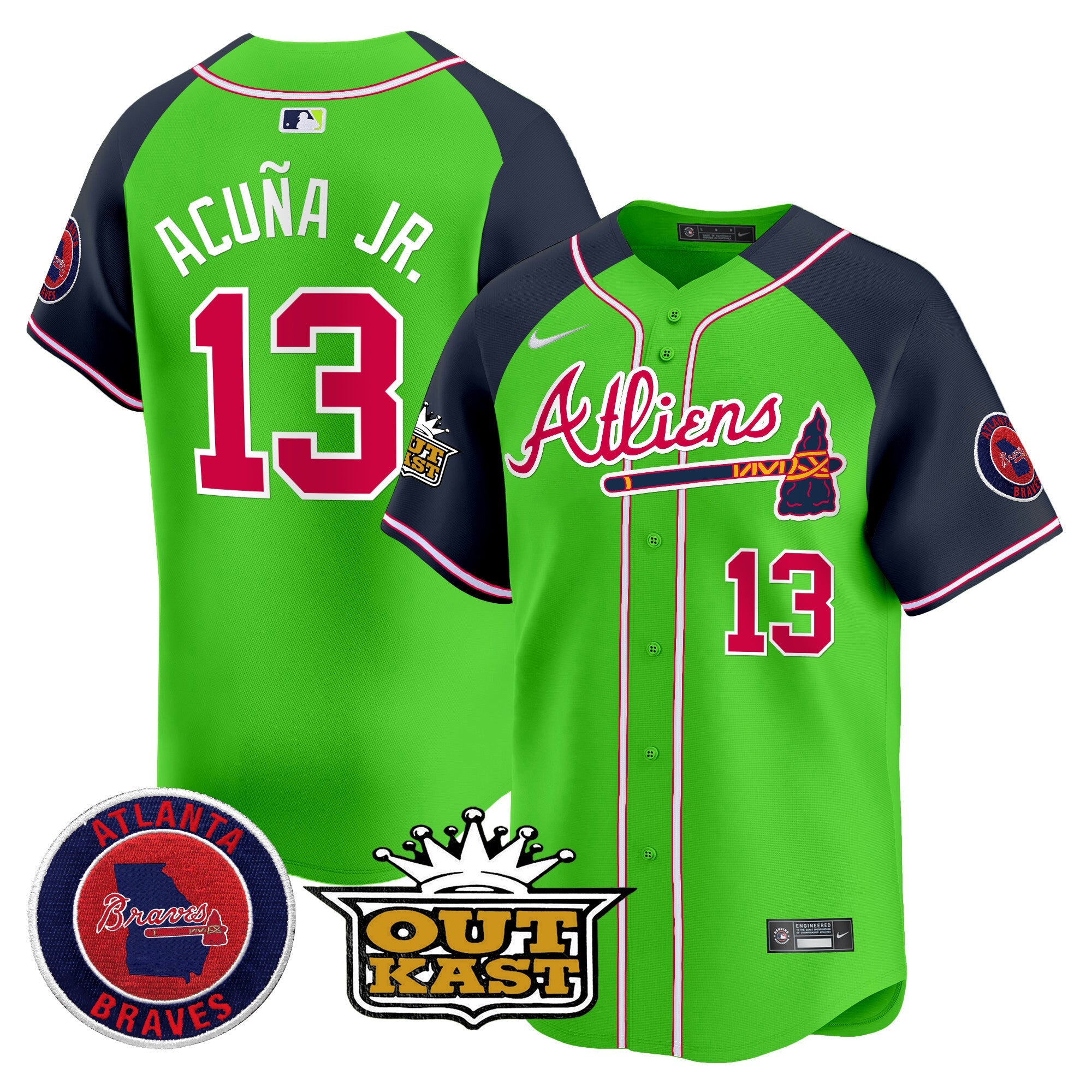 Men’s Atlanta Atliens Vapor Premier Limited Jersey
