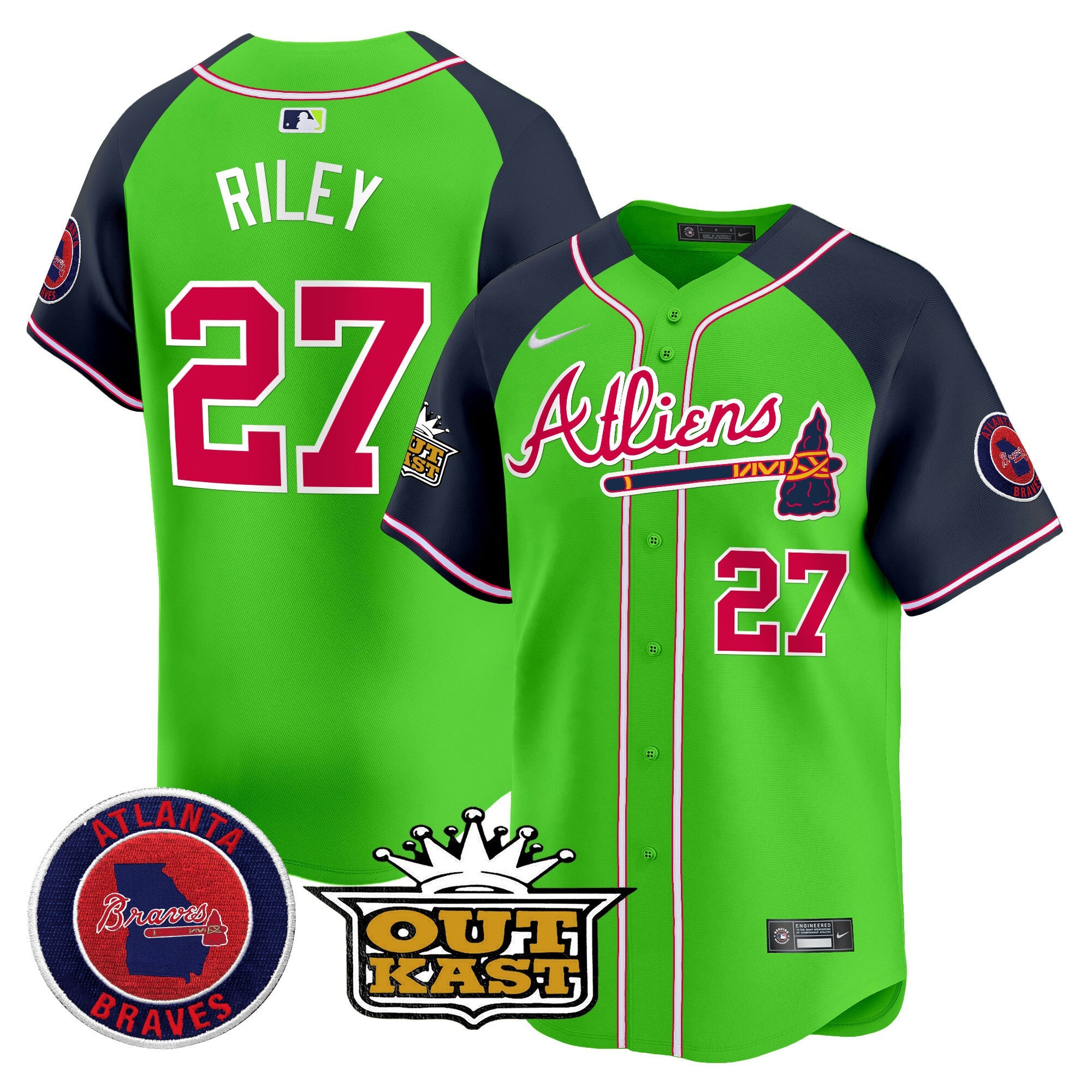 Men’s Atlanta Atliens Vapor Premier Limited Jersey