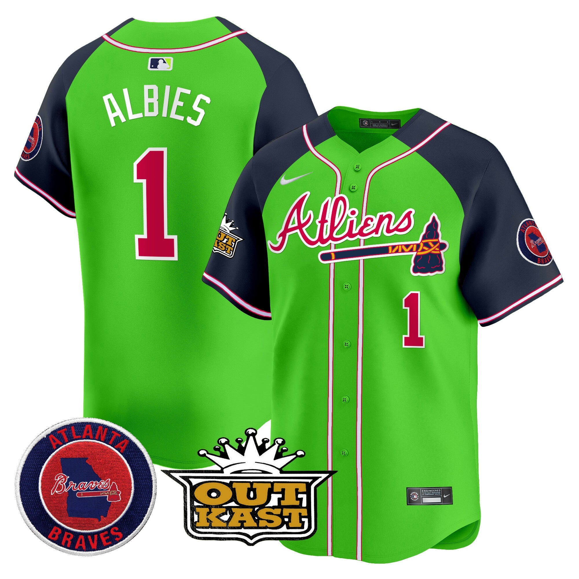 Men’s Atlanta Atliens Vapor Premier Limited Jersey