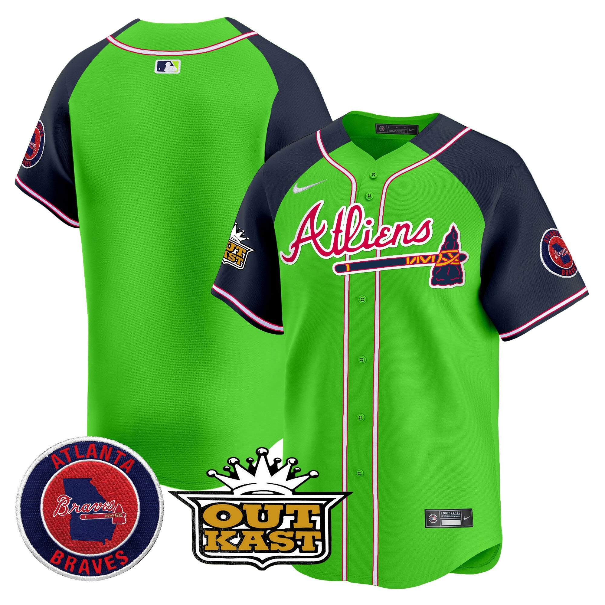 Men’s Atlanta Atliens Vapor Premier Limited Jersey