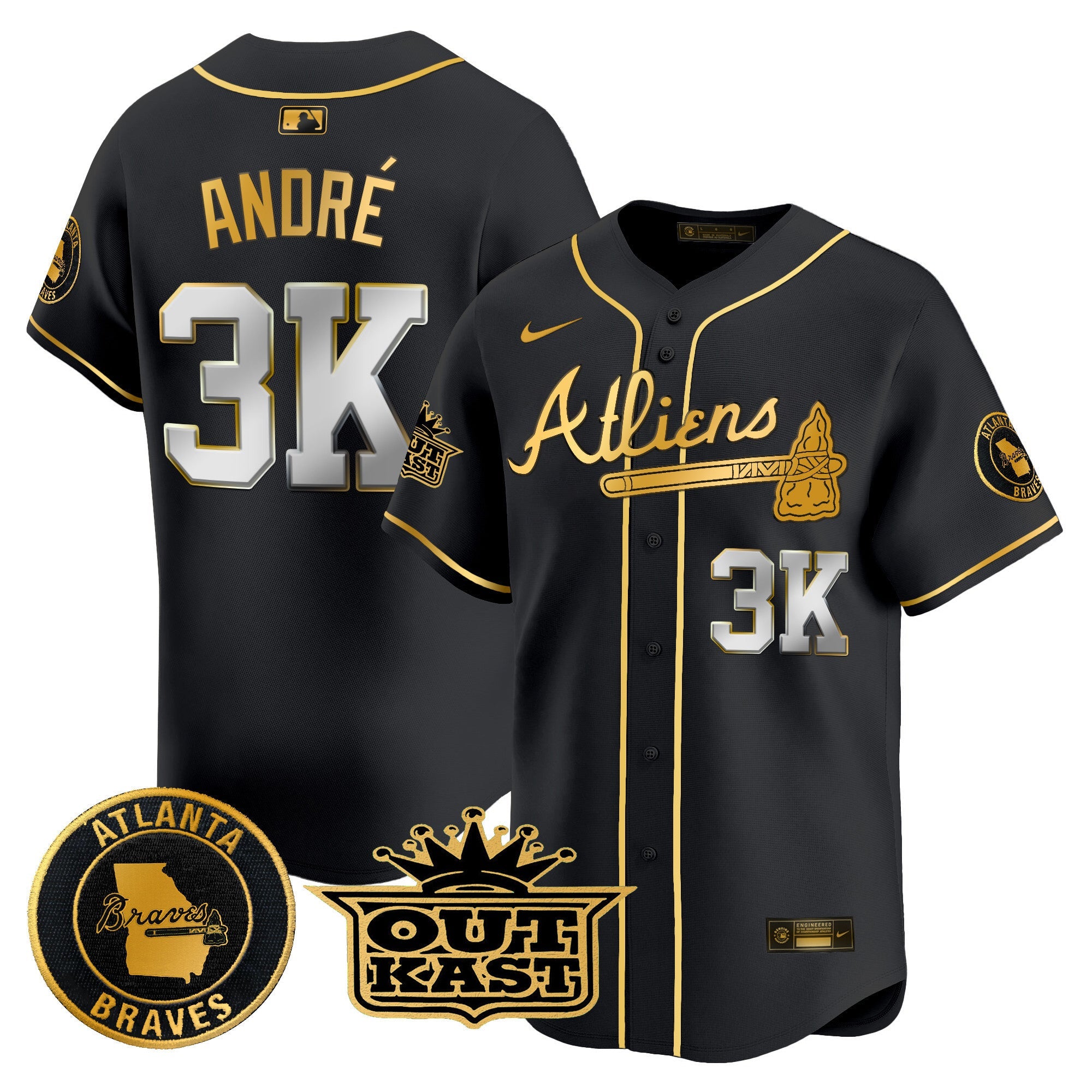 Men’s Atlanta Atliens Vapor Premier Limited Jersey