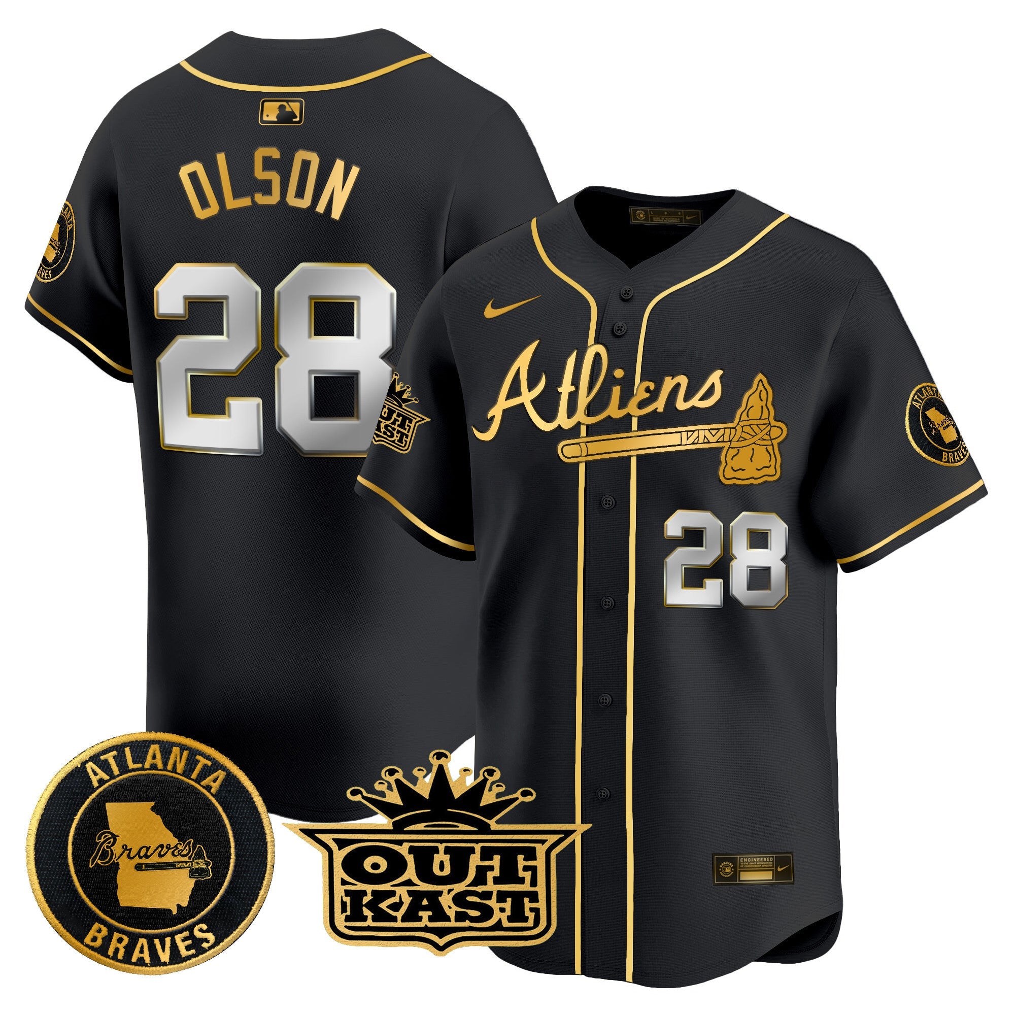 Men’s Atlanta Atliens Vapor Premier Limited Jersey
