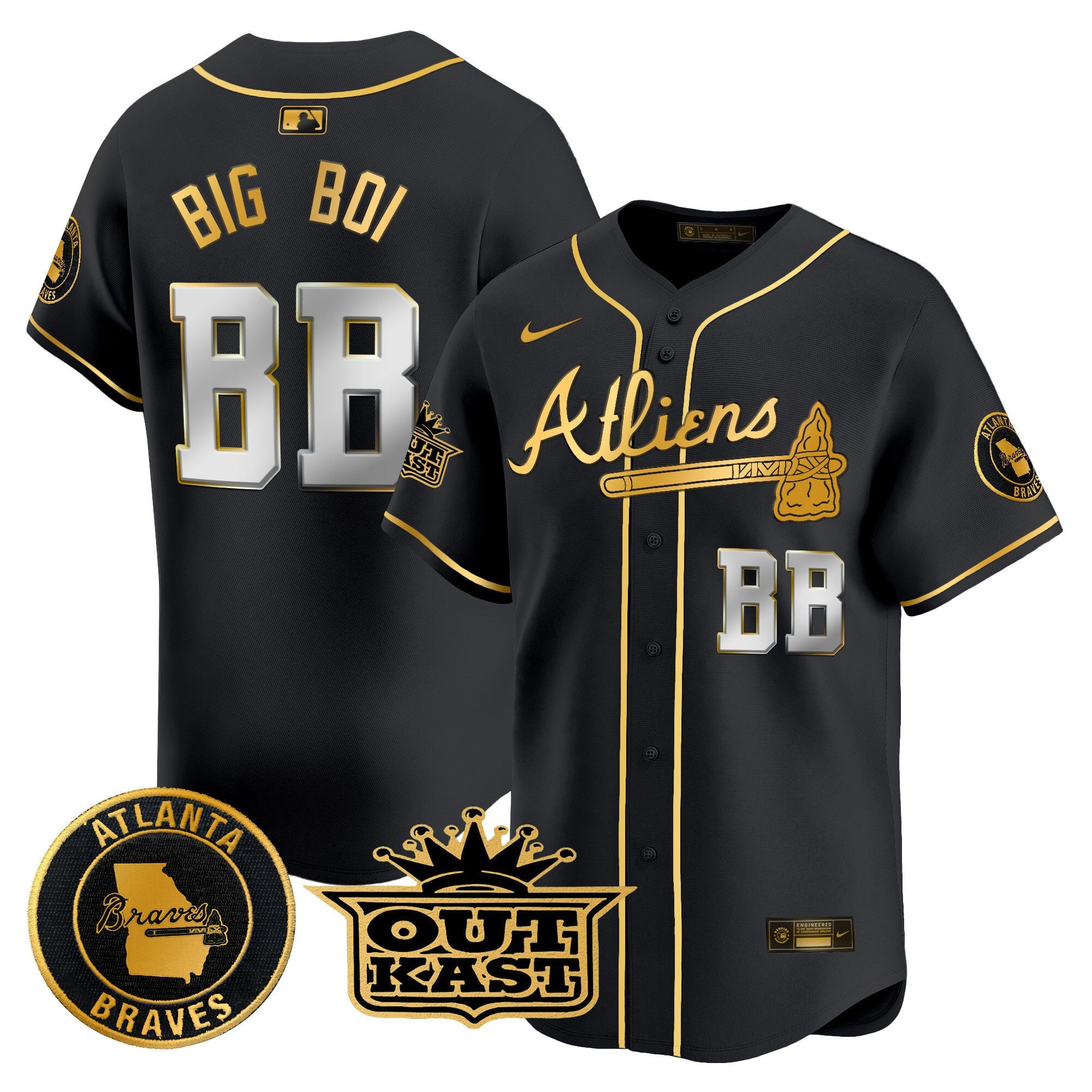 Men’s Atlanta Atliens Vapor Premier Limited Jersey