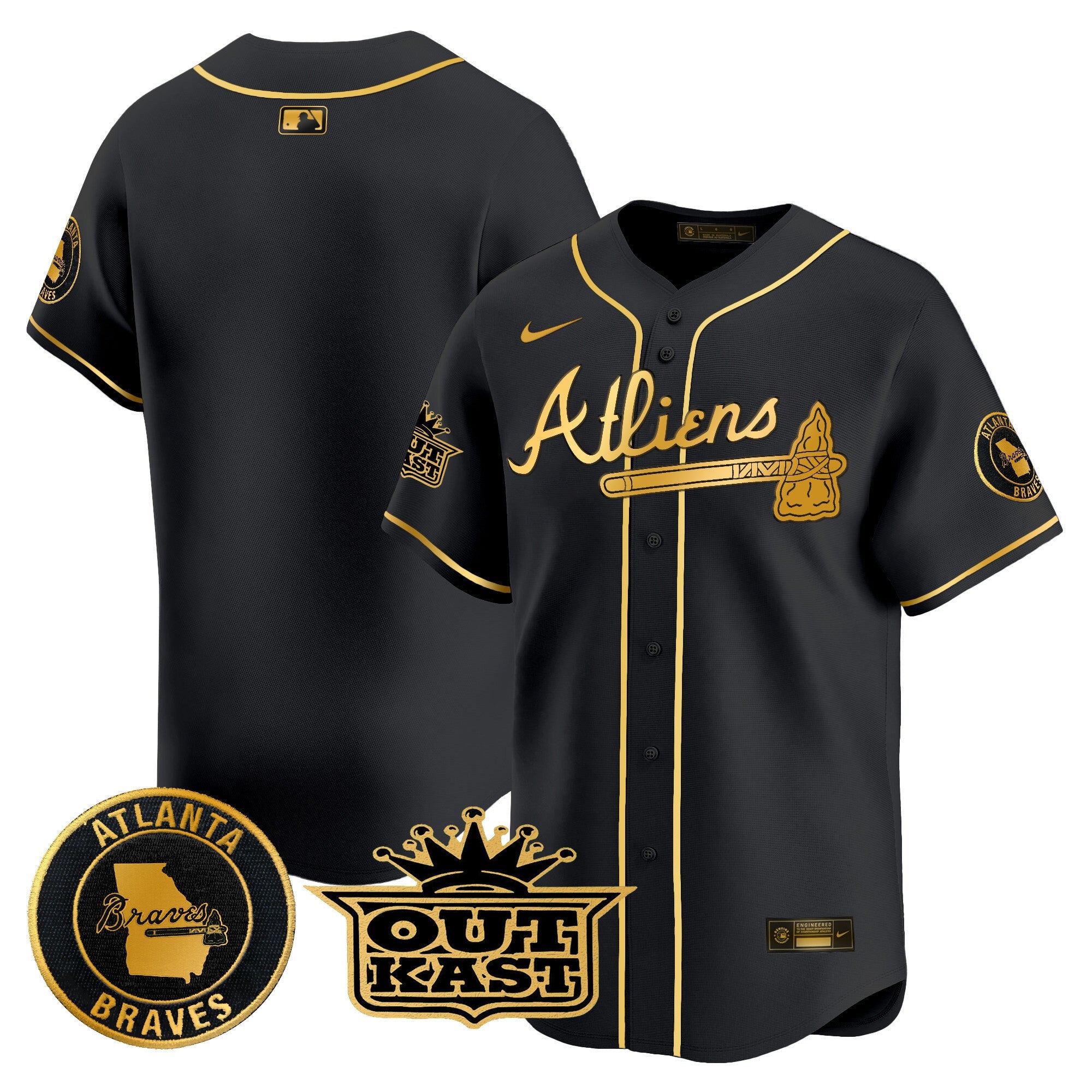 Men’s Atlanta Atliens Vapor Premier Limited Jersey
