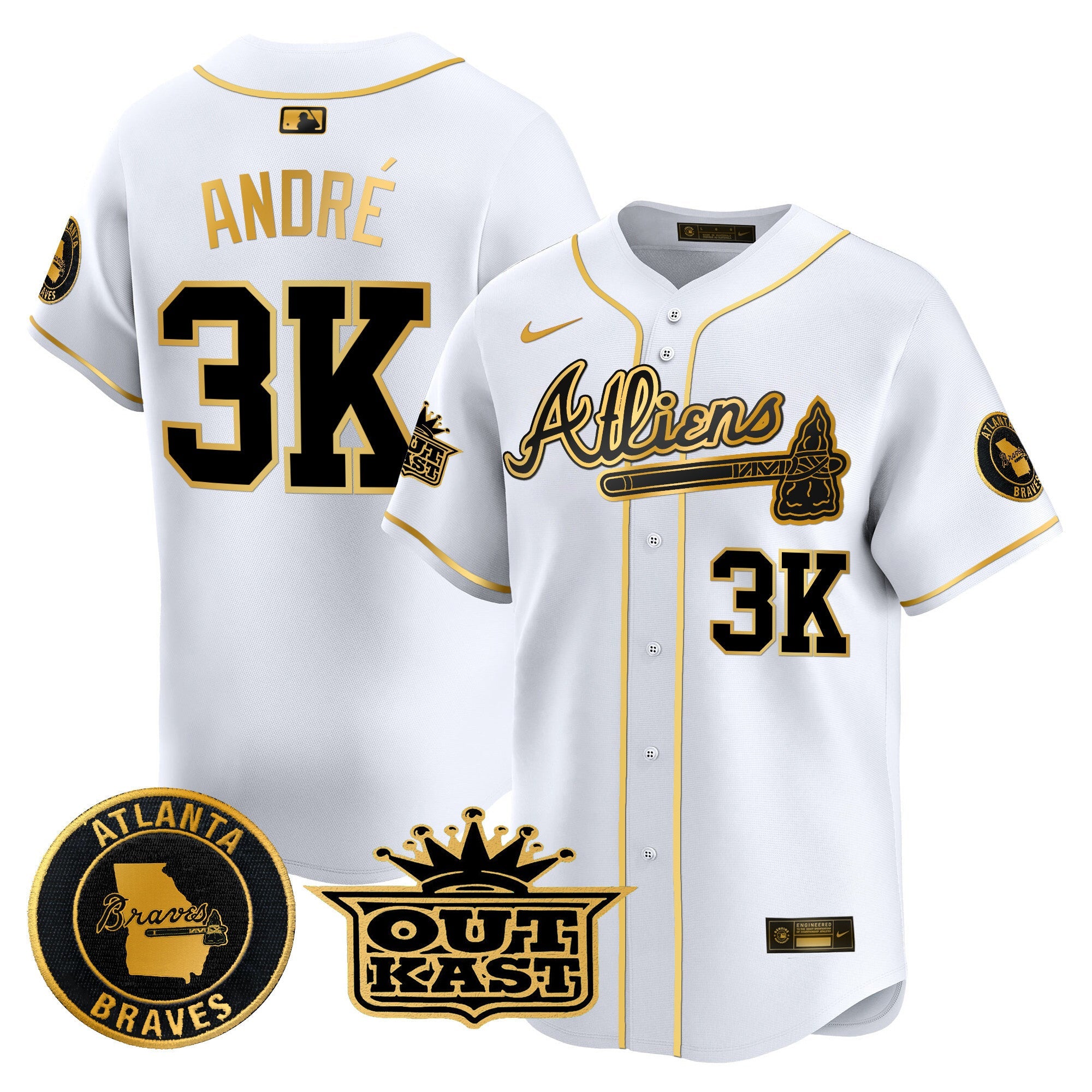 Men’s Atlanta Atliens Vapor Premier Limited Jersey