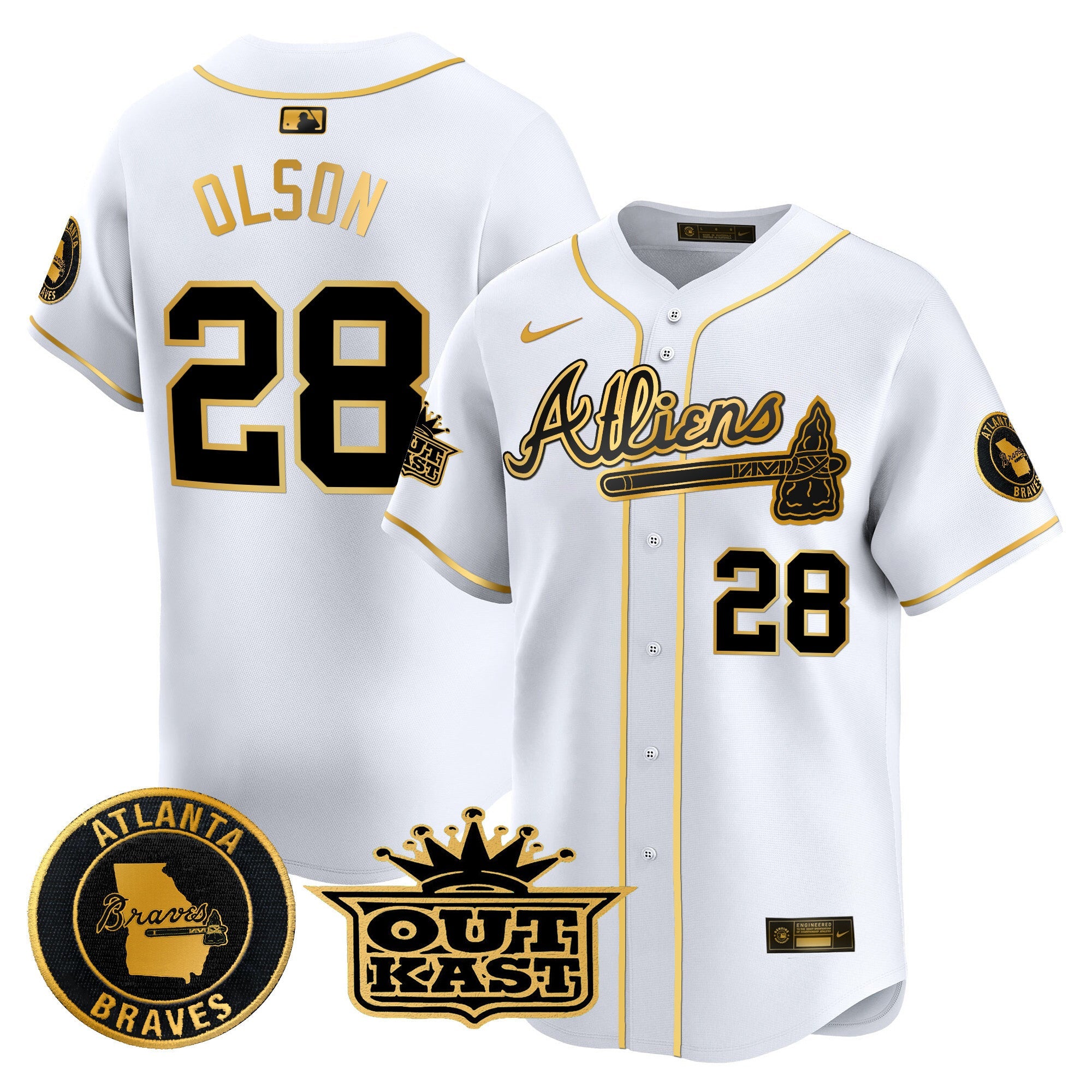 Men’s Atlanta Atliens Vapor Premier Limited Jersey