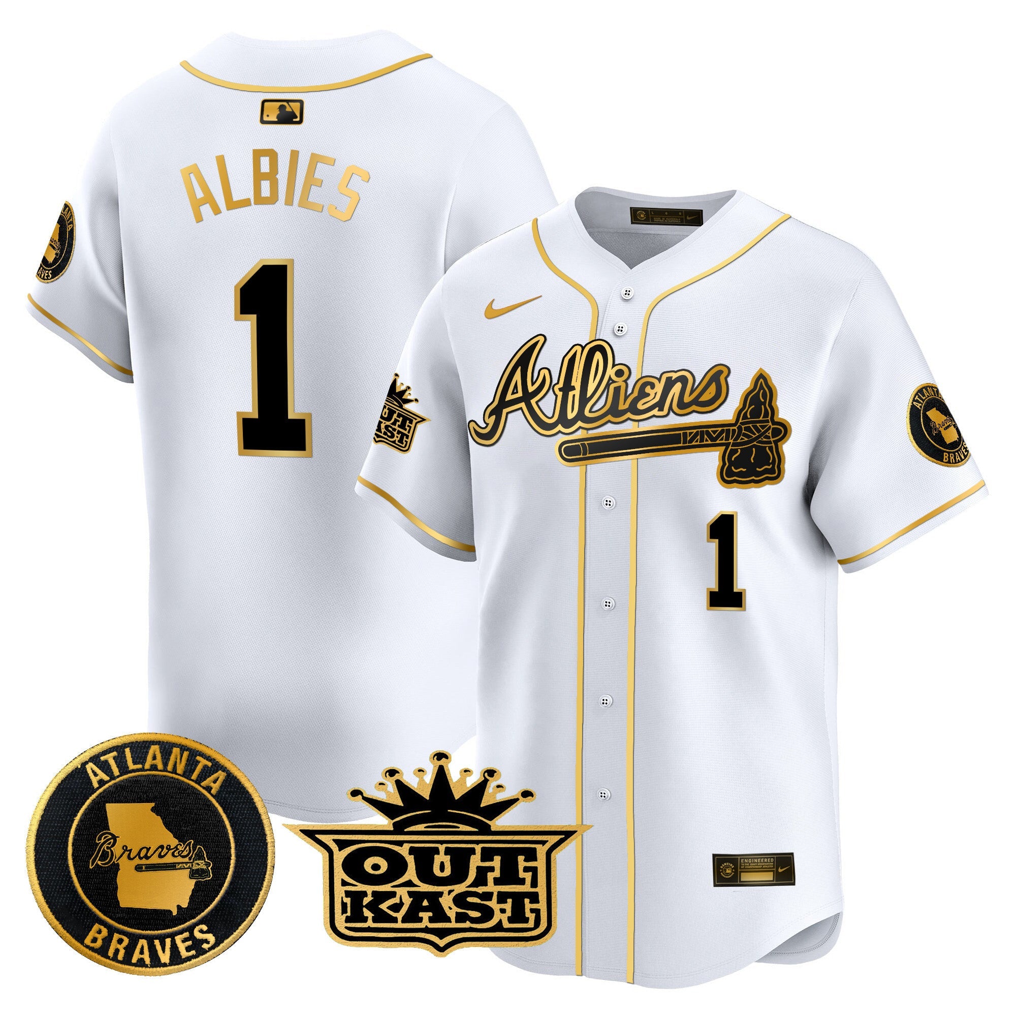 Men’s Atlanta Atliens Vapor Premier Limited Jersey