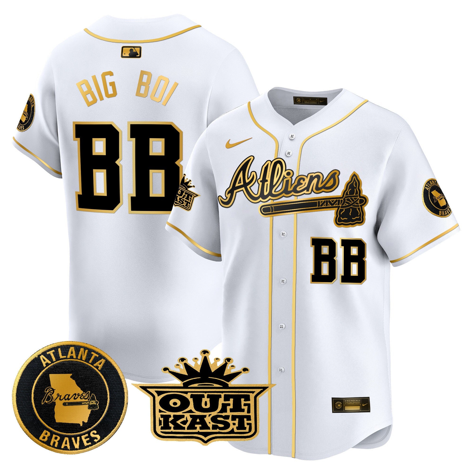 Men’s Atlanta Atliens Vapor Premier Limited Jersey