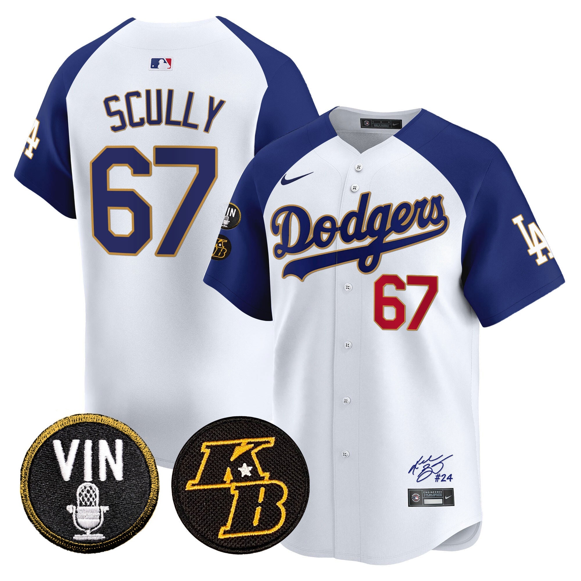 Men’s Vin Patch & Kobe Bryant Signature Vapor Premier Limited Jersey