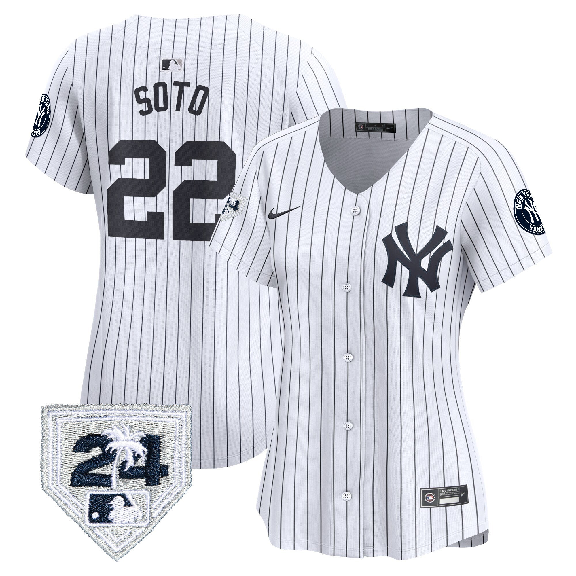 Women’s New York 2024 Spring Training Patch Vapor Premier Limited Jersey V2