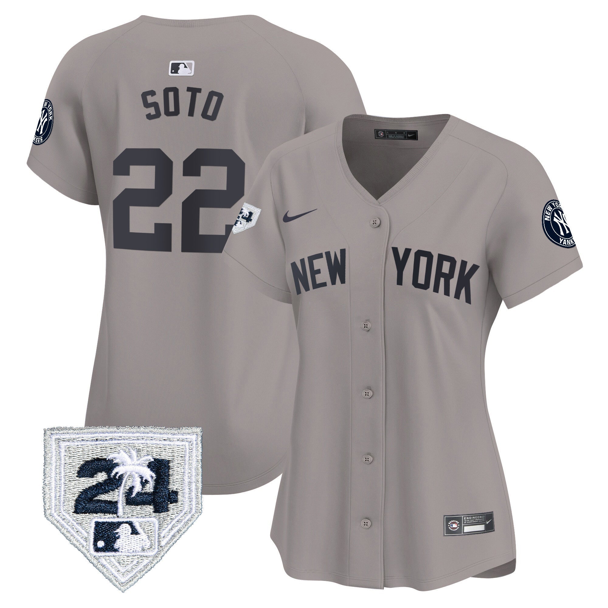 Women’s New York 2024 Spring Training Patch Vapor Premier Limited Jersey V2