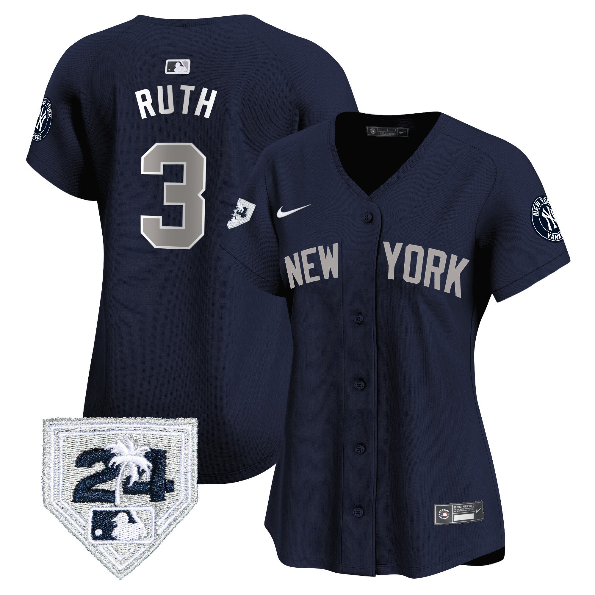 Women’s New York 2024 Spring Training Patch Vapor Premier Limited Jersey V2