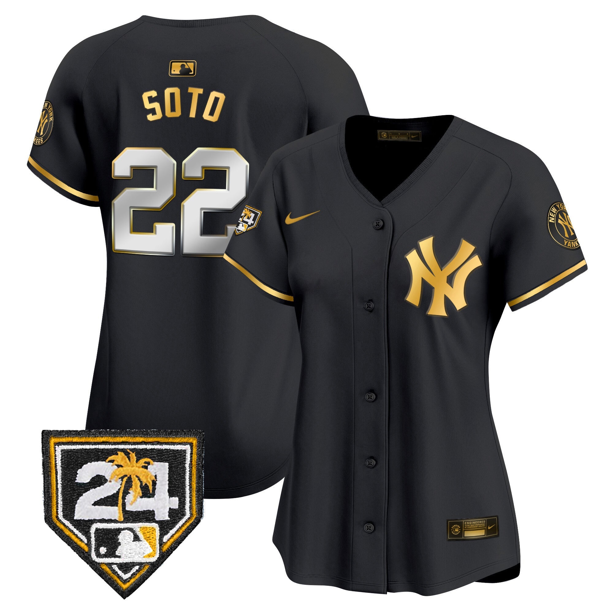 Women’s New York 2024 Spring Training Patch Vapor Premier Limited Jersey V2