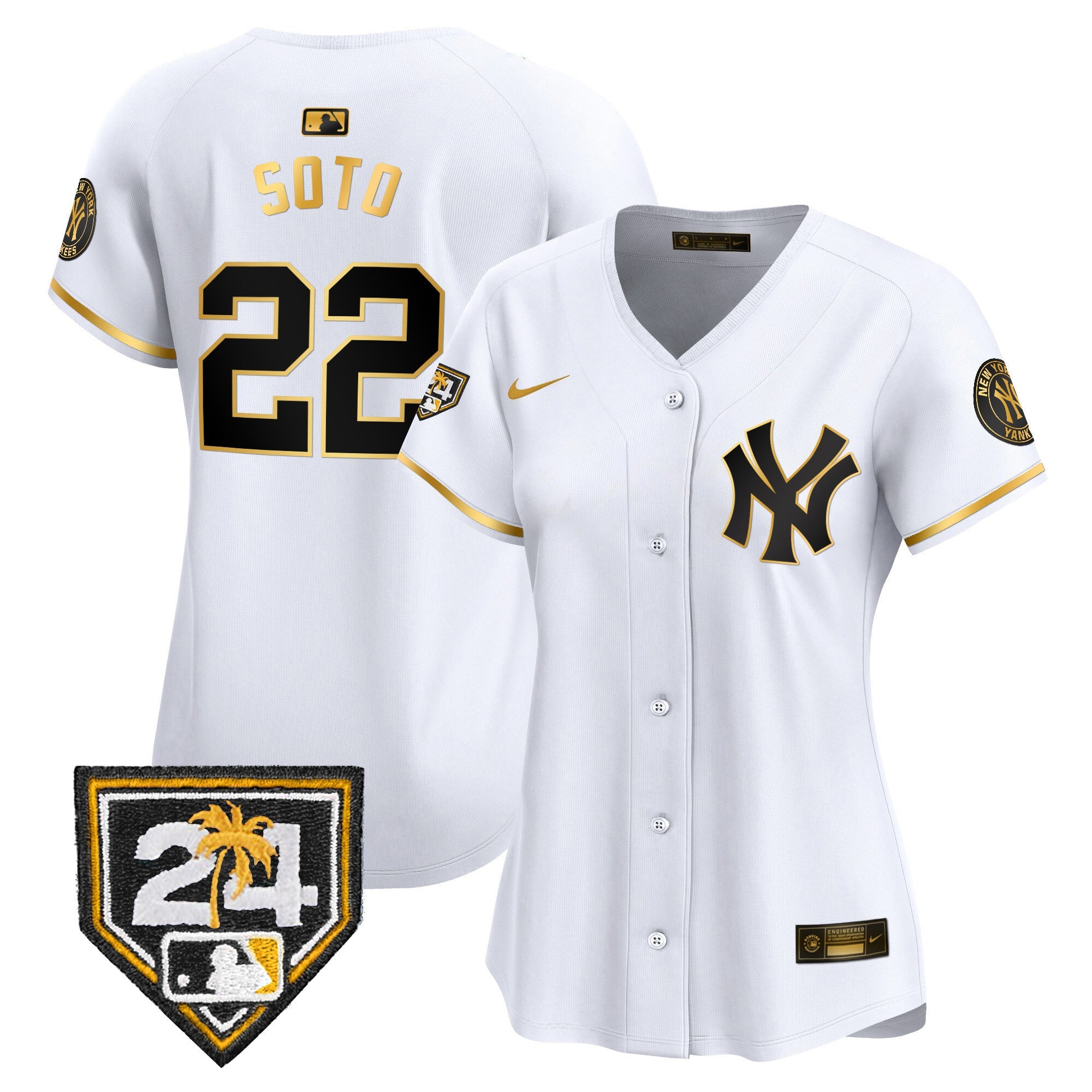 Women’s New York 2024 Spring Training Patch Vapor Premier Limited Jersey V2