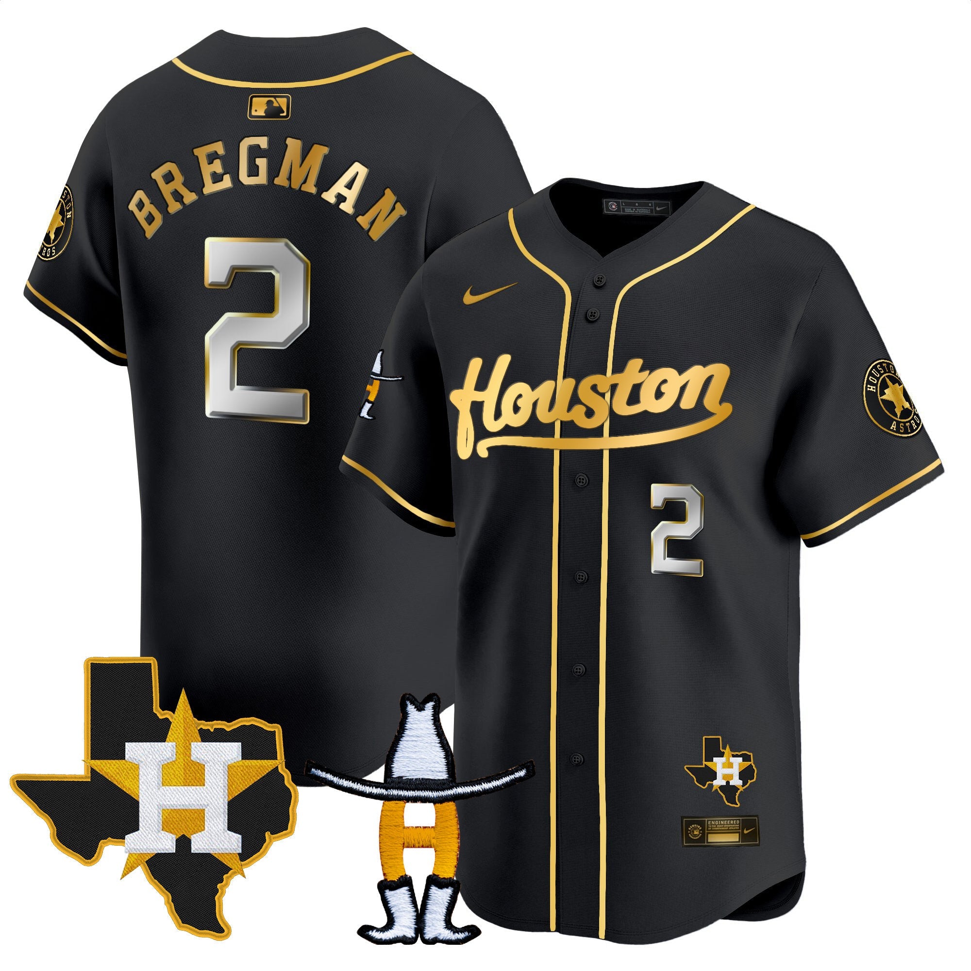 Men’s Houston Houston Rodeo Patch Vapor Premier Limited Jersey