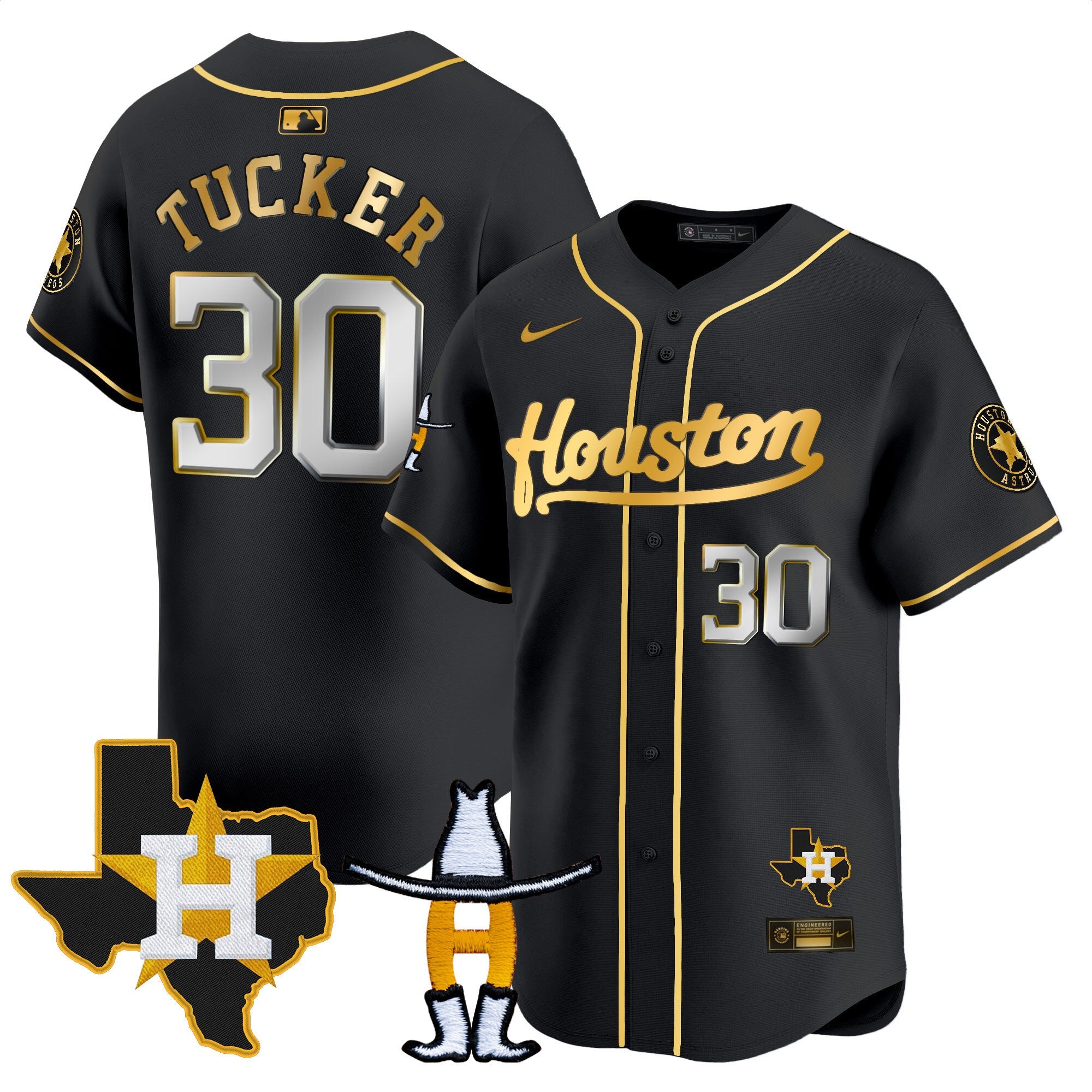 Men’s Houston Houston Rodeo Patch Vapor Premier Limited Jersey