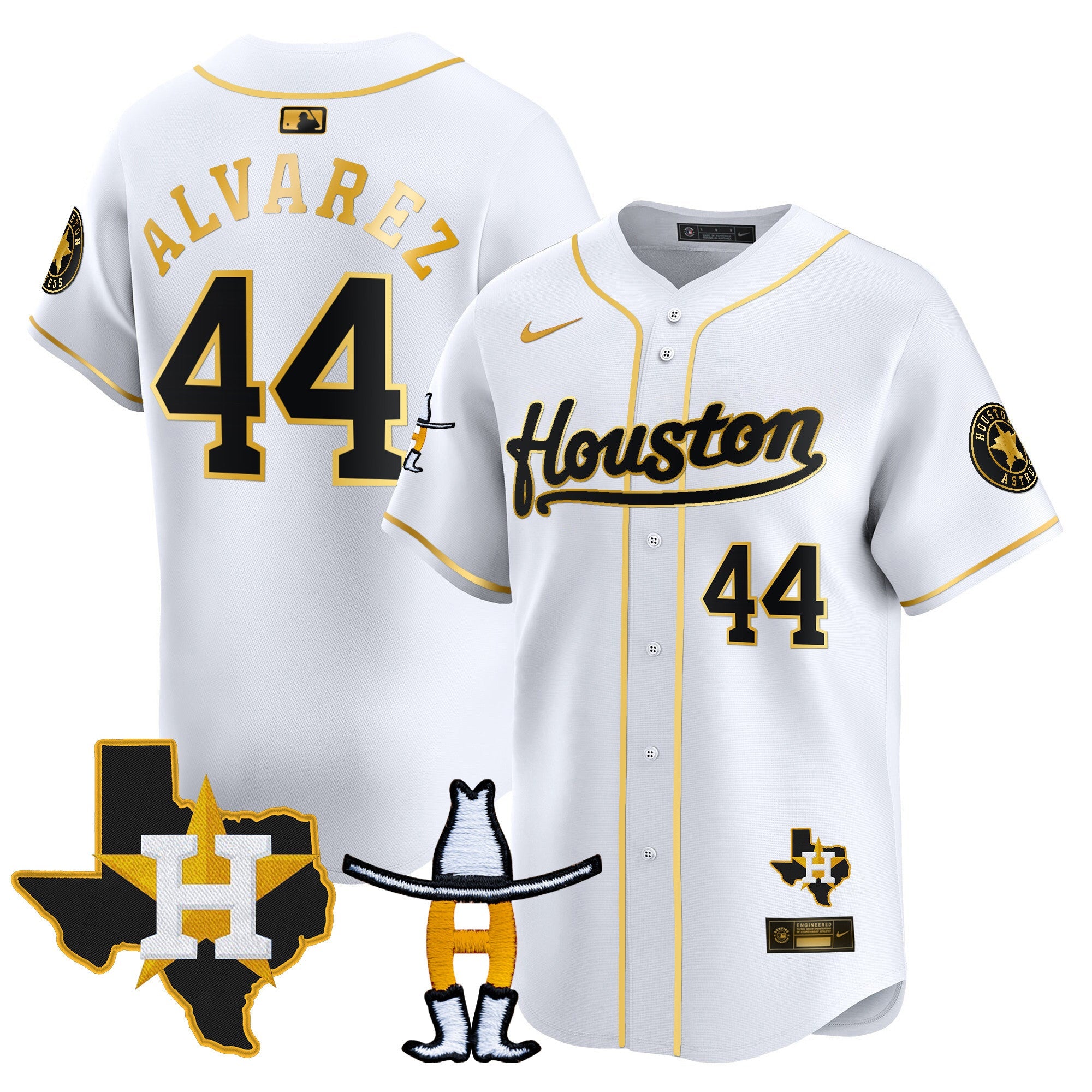 Men’s Houston Houston Rodeo Patch Vapor Premier Limited Jersey
