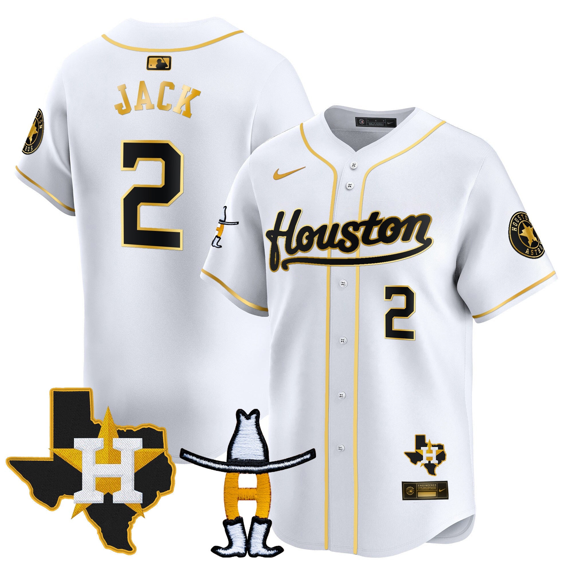 Men’s Houston Houston Rodeo Patch Vapor Premier Limited Jersey