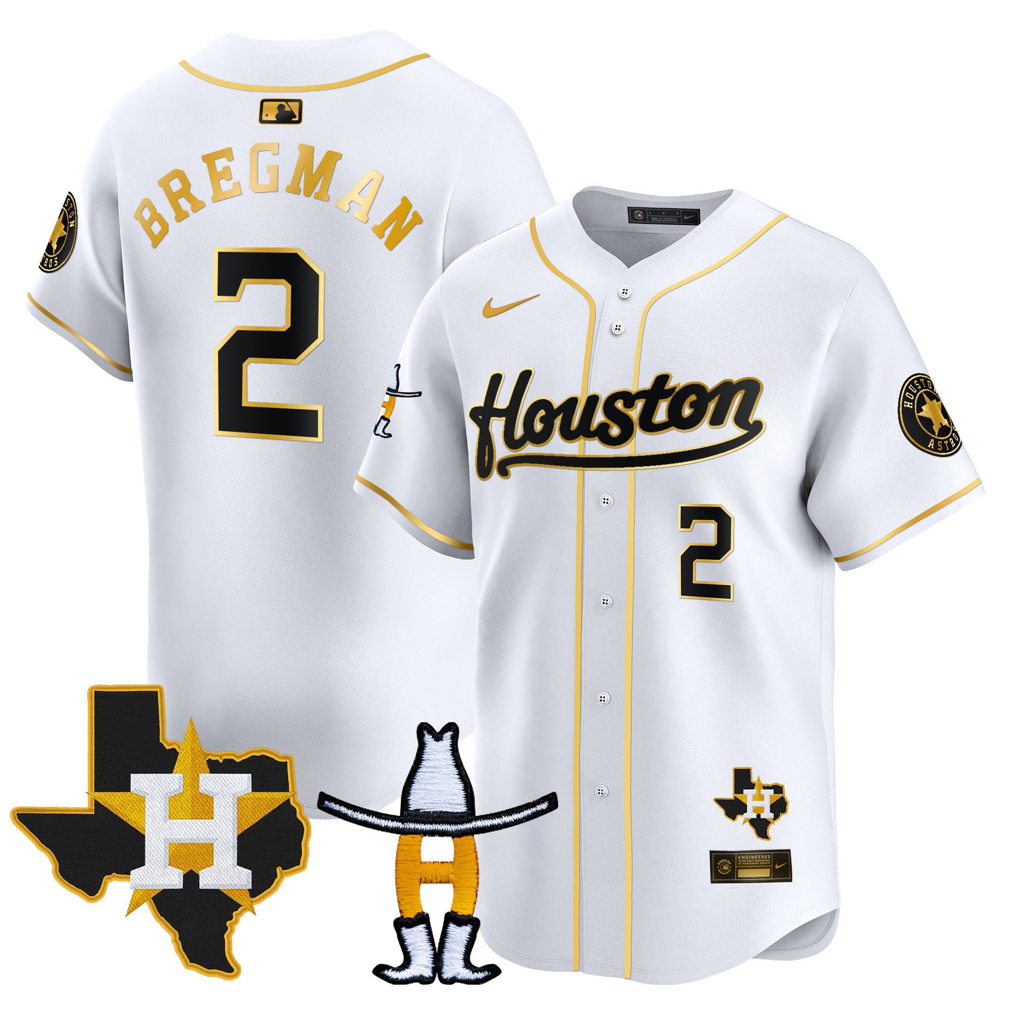 Men’s Houston Houston Rodeo Patch Vapor Premier Limited Jersey