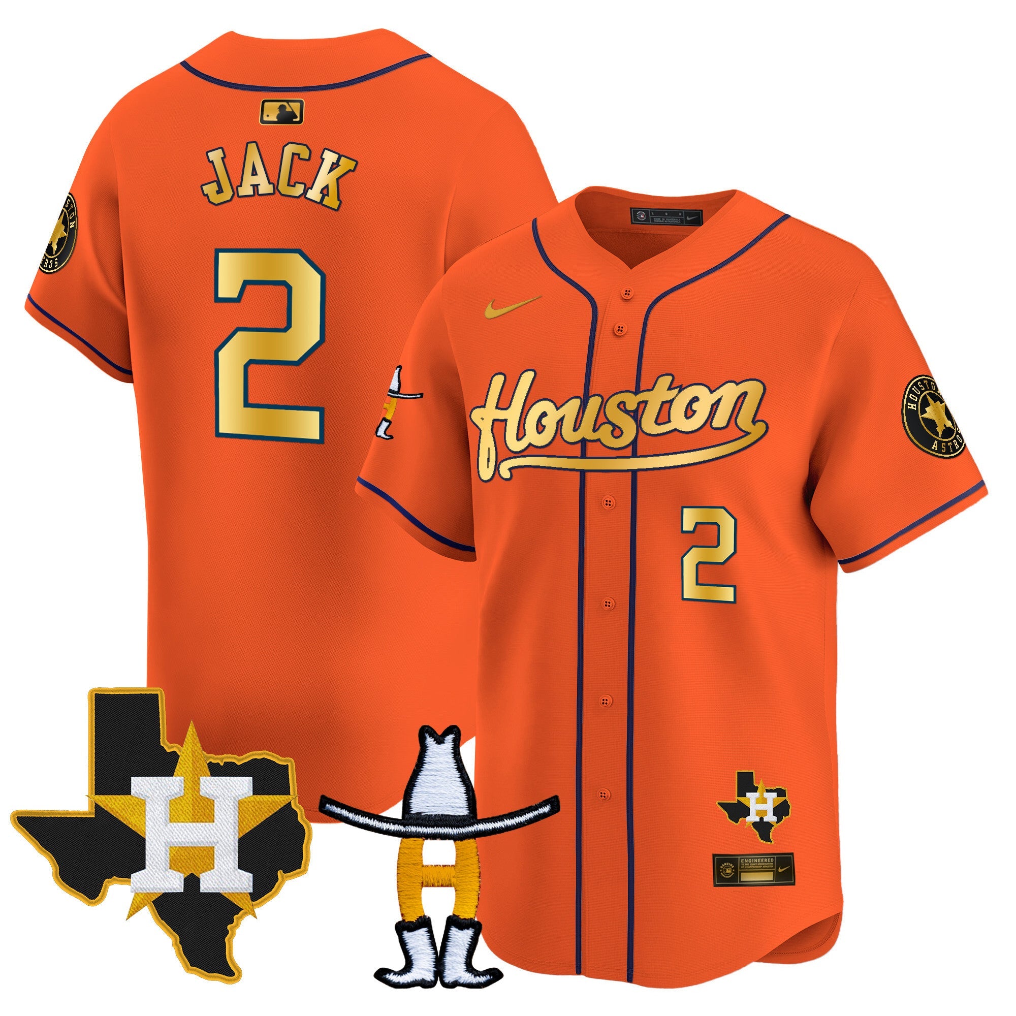 Men’s Houston Houston Rodeo Patch Vapor Premier Limited Jersey