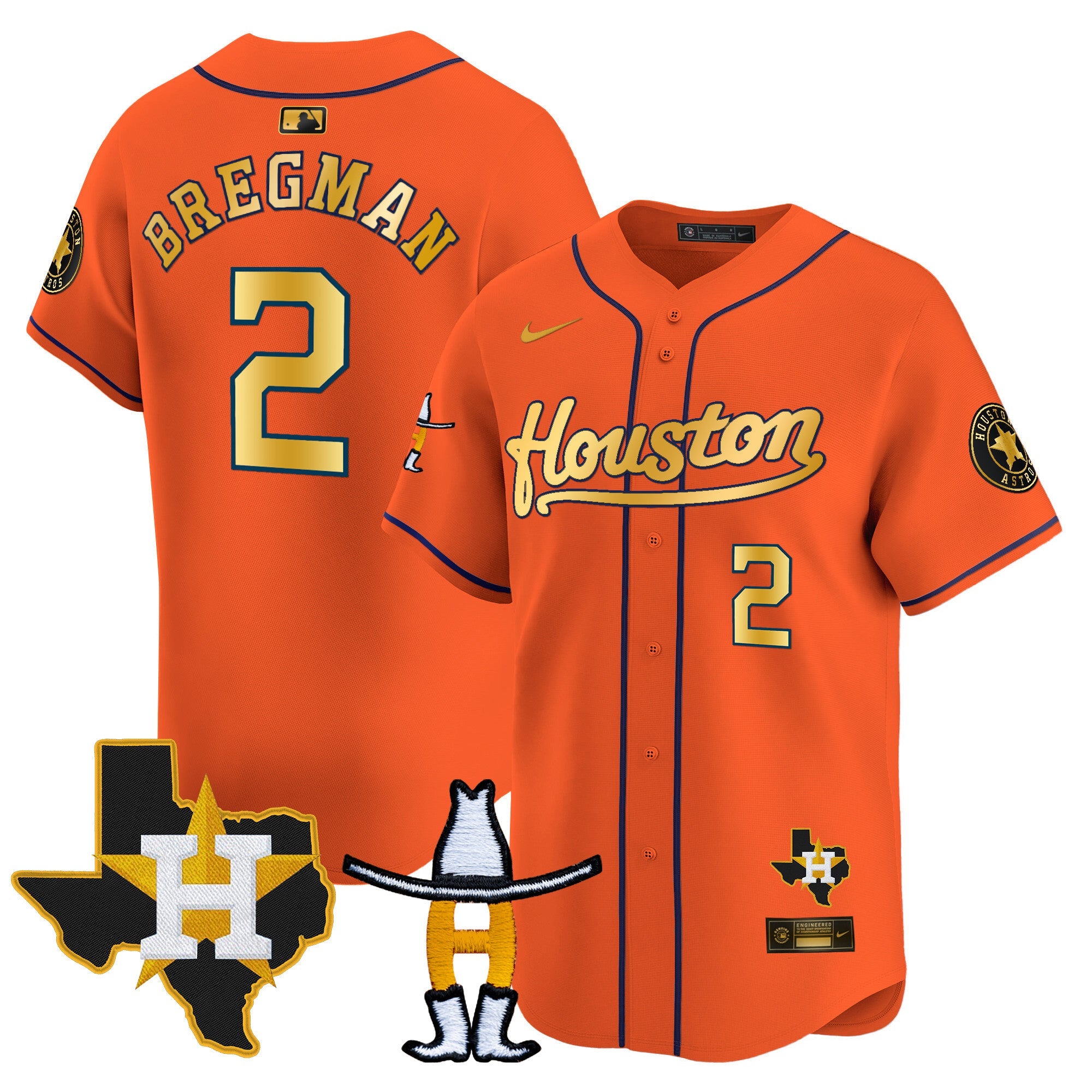 Men’s Houston Houston Rodeo Patch Vapor Premier Limited Jersey
