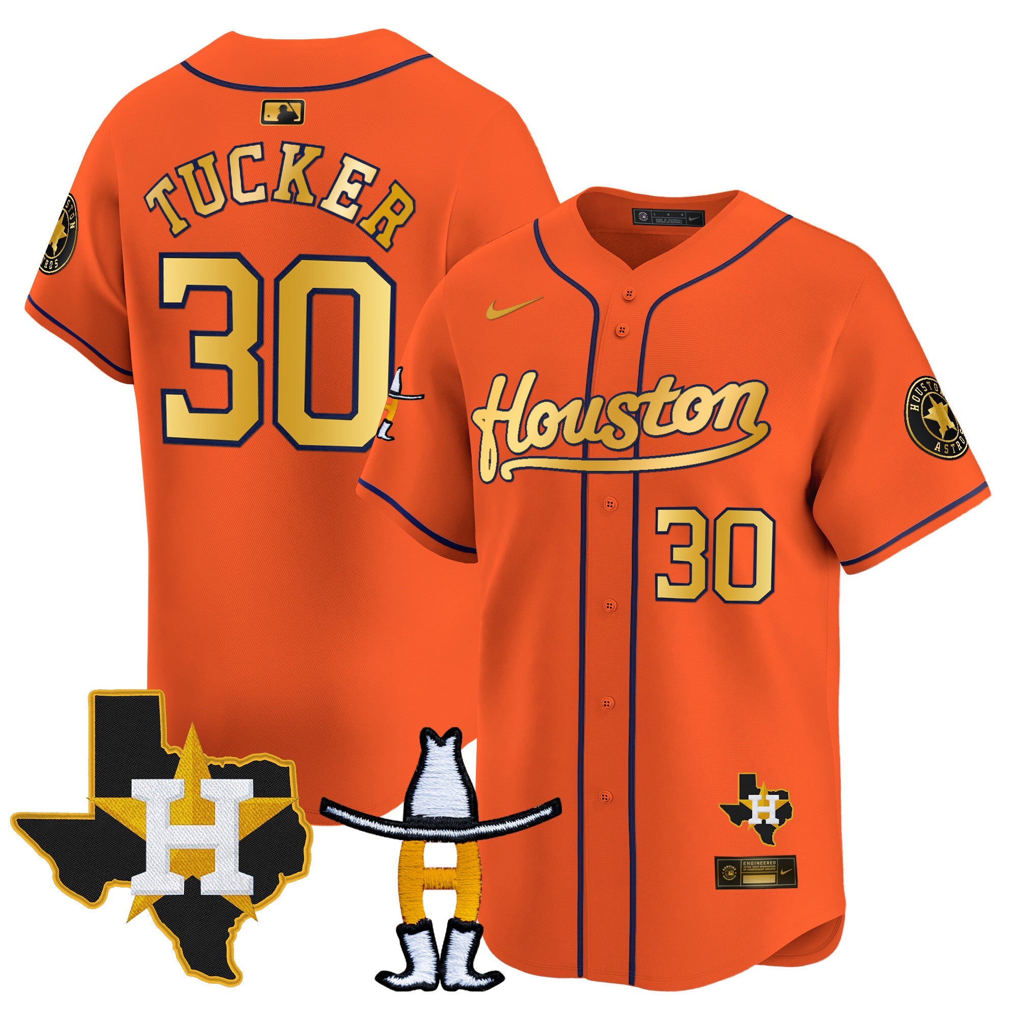 Men’s Houston Houston Rodeo Patch Vapor Premier Limited Jersey