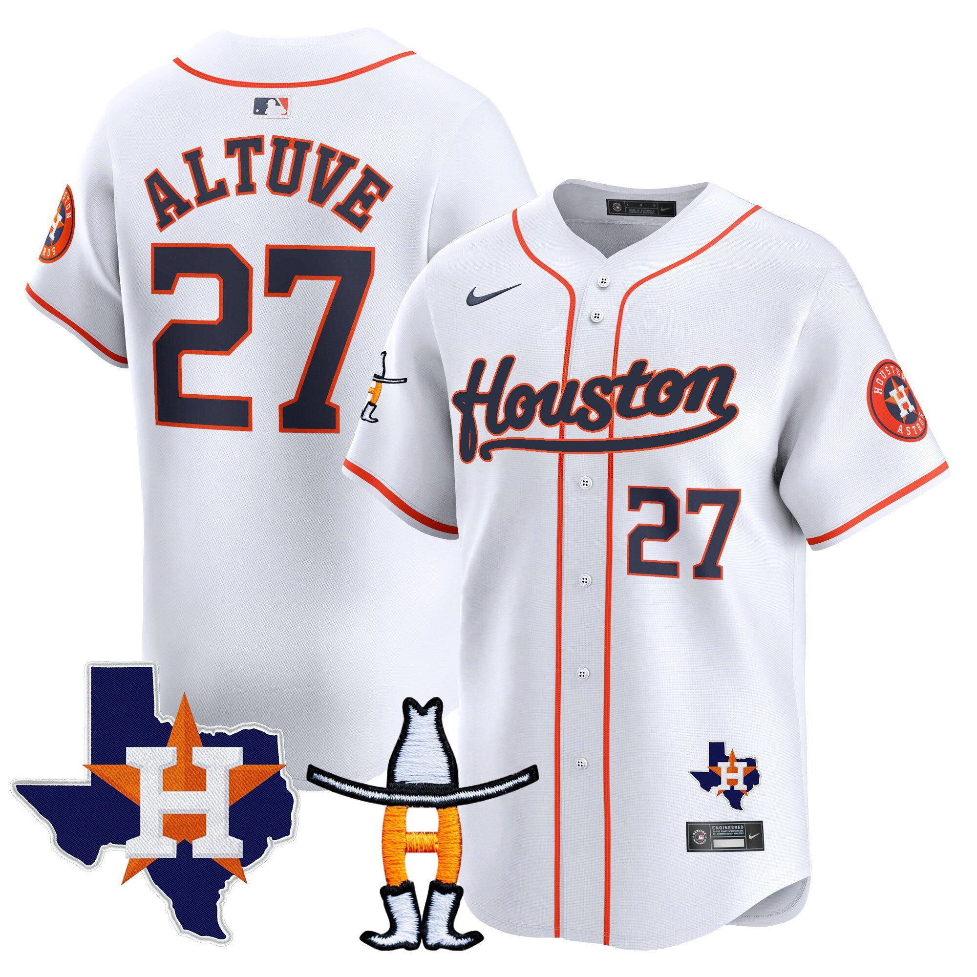 Men’s Houston Houston Rodeo Patch Vapor Premier Limited Jersey