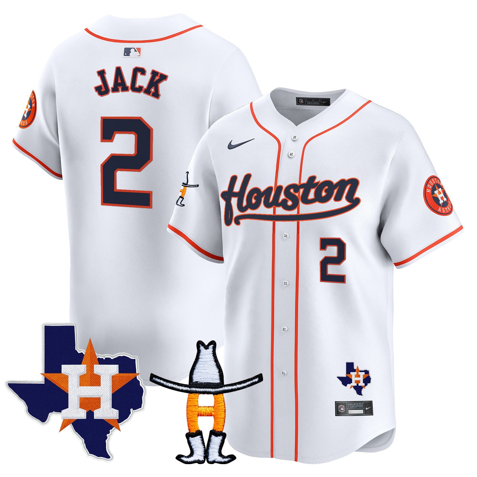 Men’s Houston Houston Rodeo Patch Vapor Premier Limited Jersey