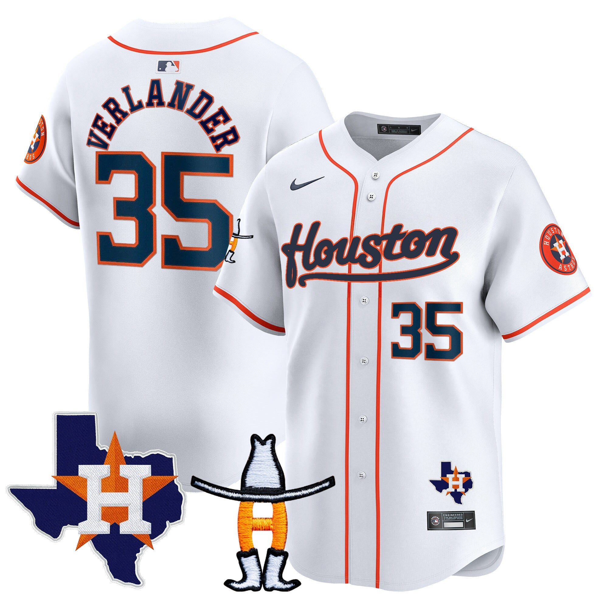 Men’s Houston Houston Rodeo Patch Vapor Premier Limited Jersey