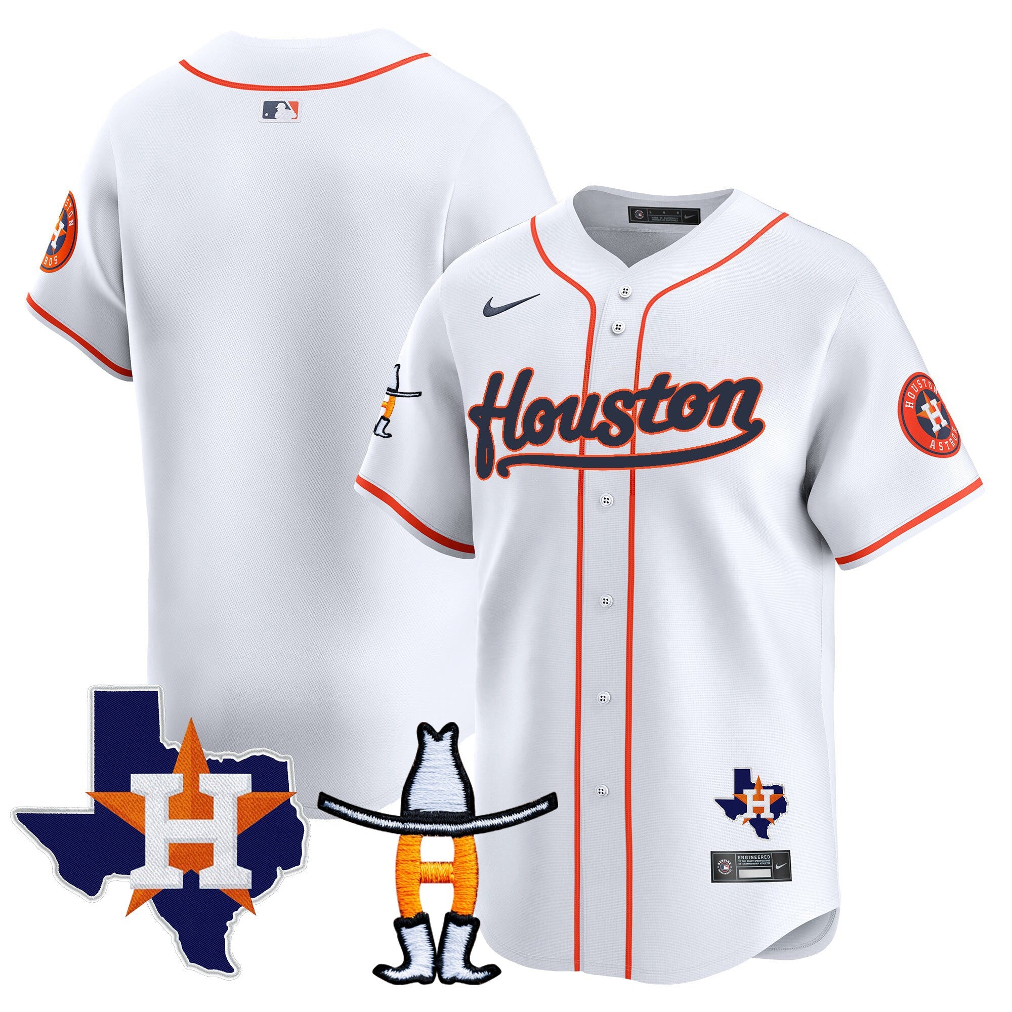Men’s Houston Houston Rodeo Patch Vapor Premier Limited Jersey