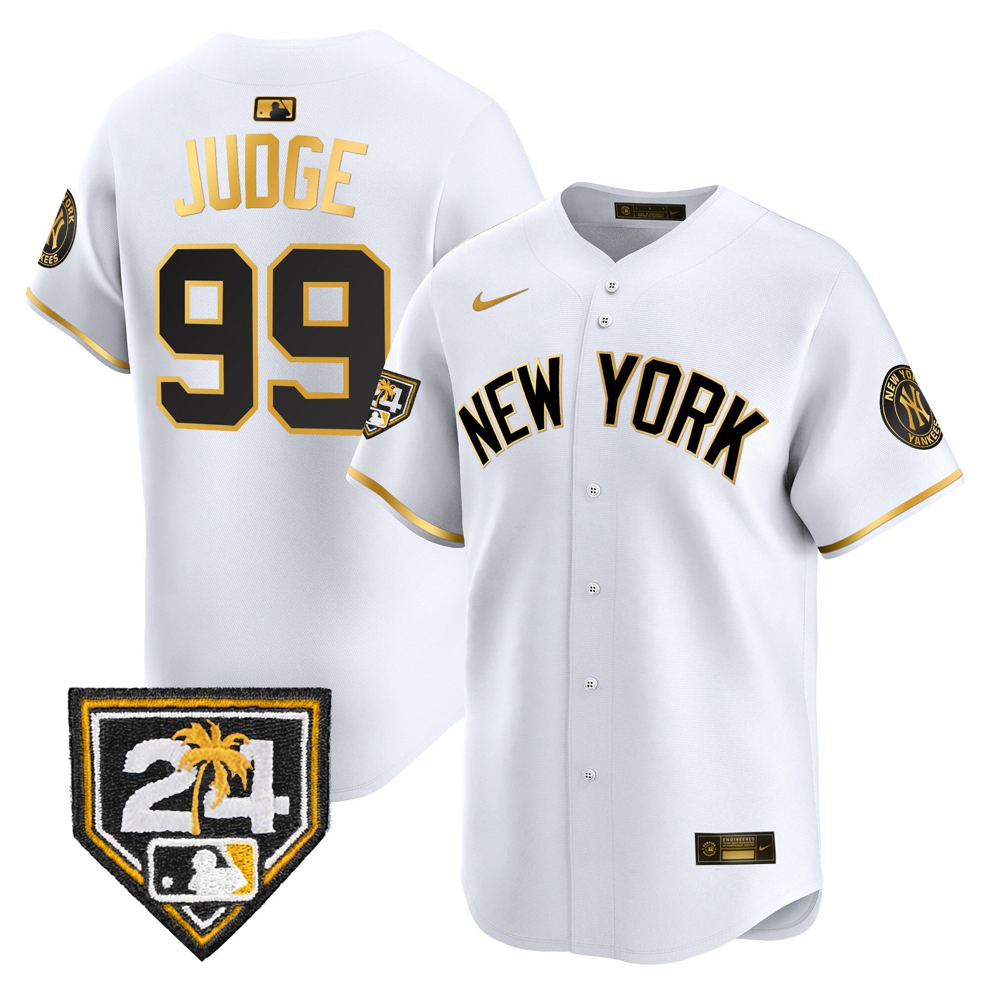 Men’s New York 2024 Spring Training Patch Vapor Premier Limited Jersey V3