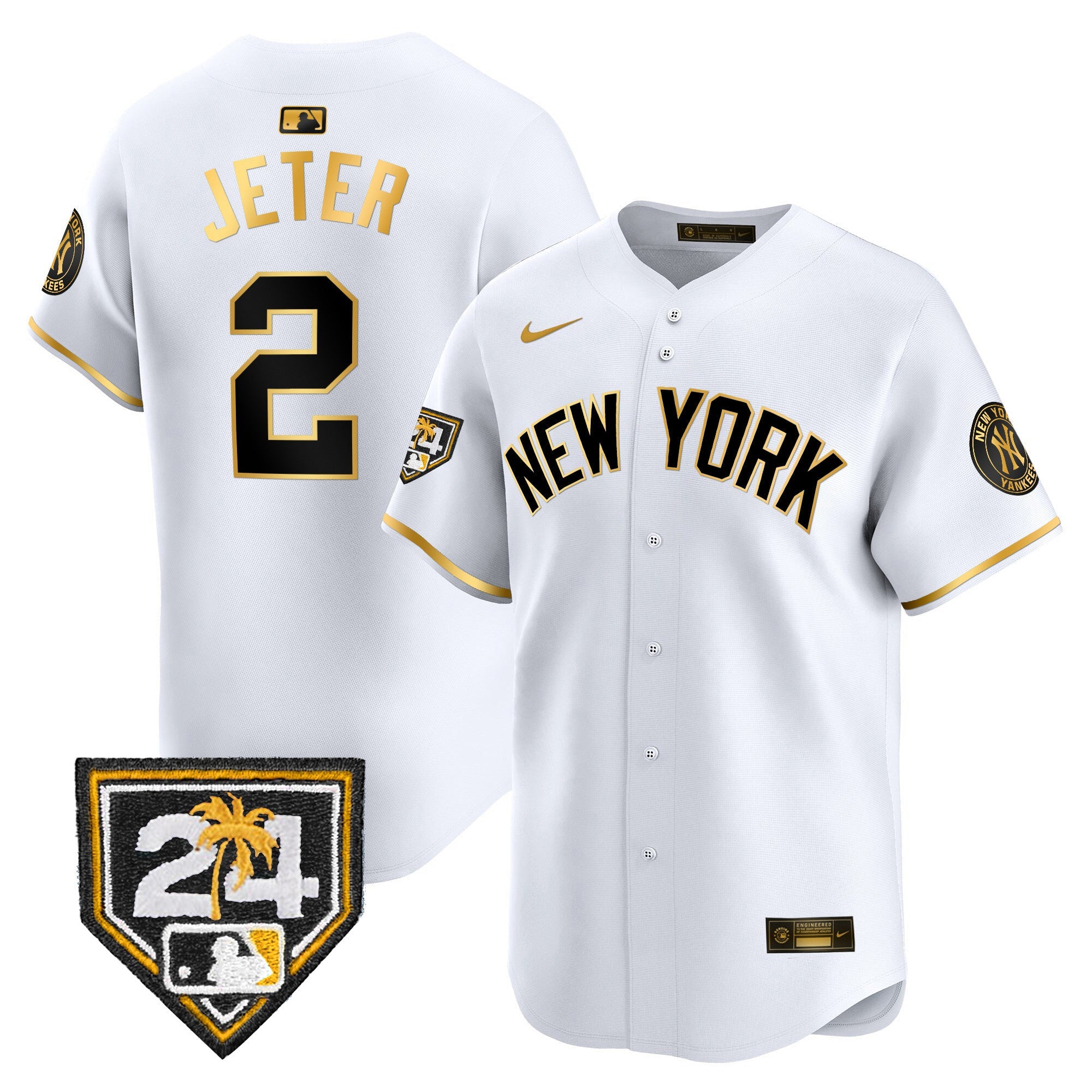 Men’s New York 2024 Spring Training Patch Vapor Premier Limited Jersey V3