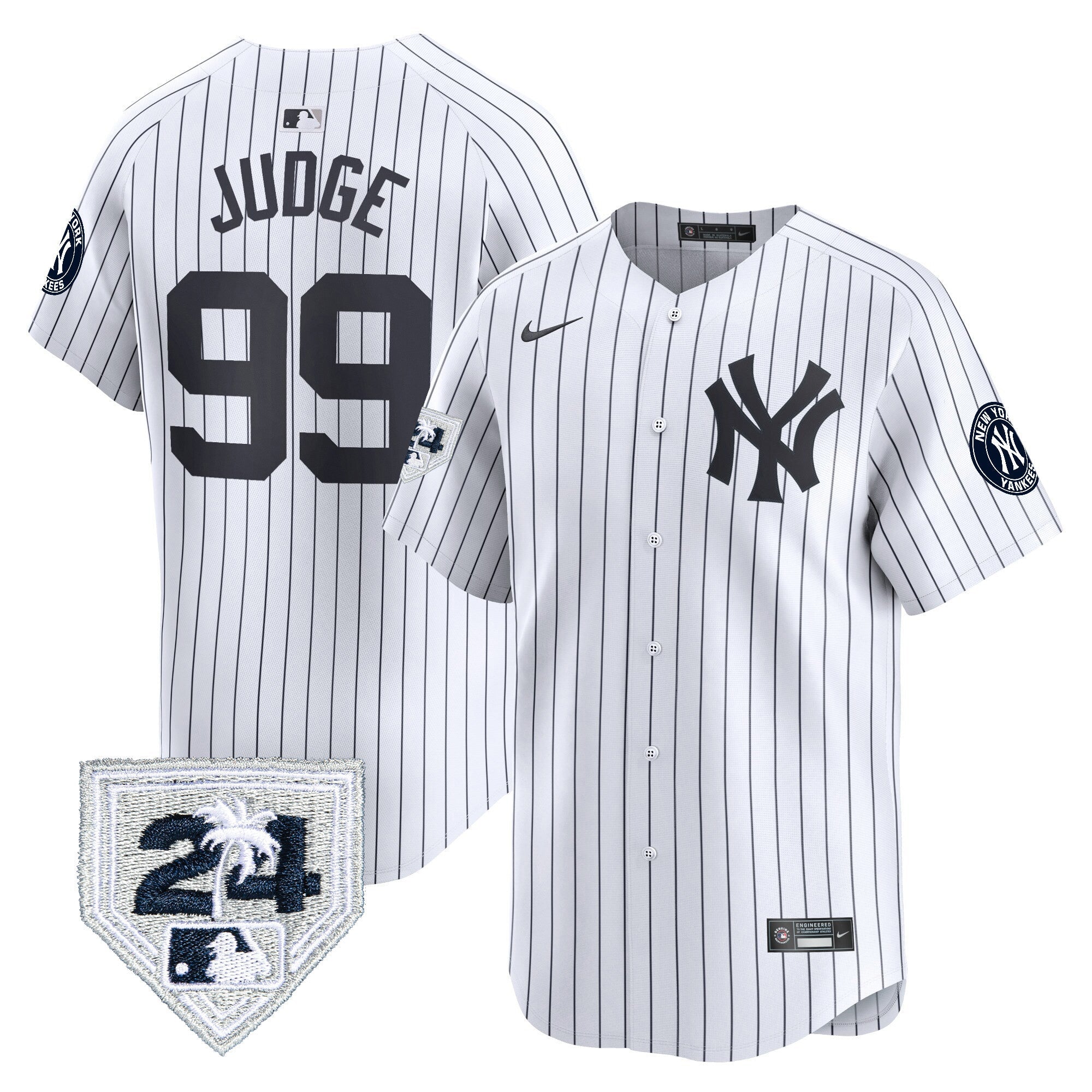 Men’s New York 2024 Spring Training Patch Vapor Premier Limited Jersey V3