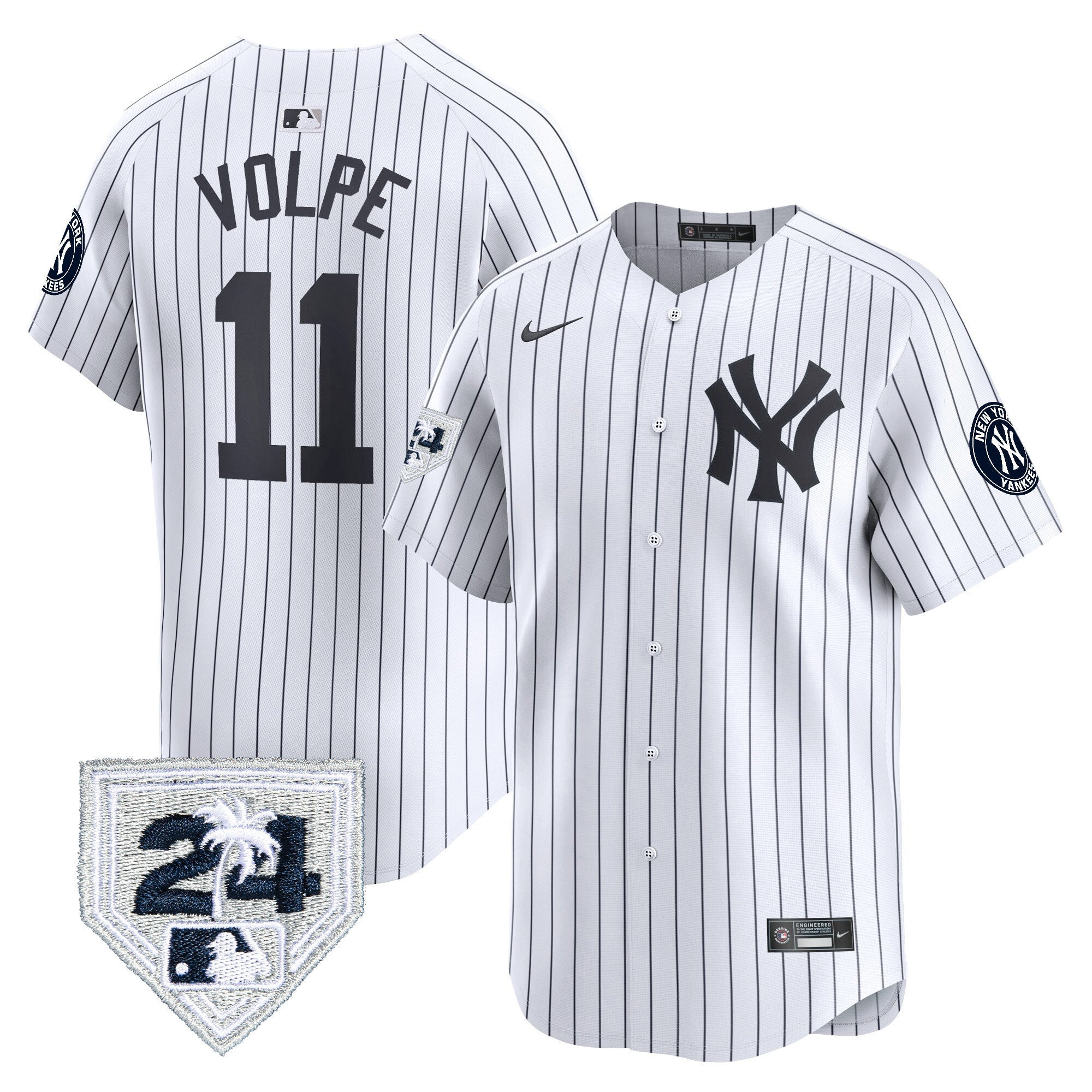 Men’s New York 2024 Spring Training Patch Vapor Premier Limited Jersey V3