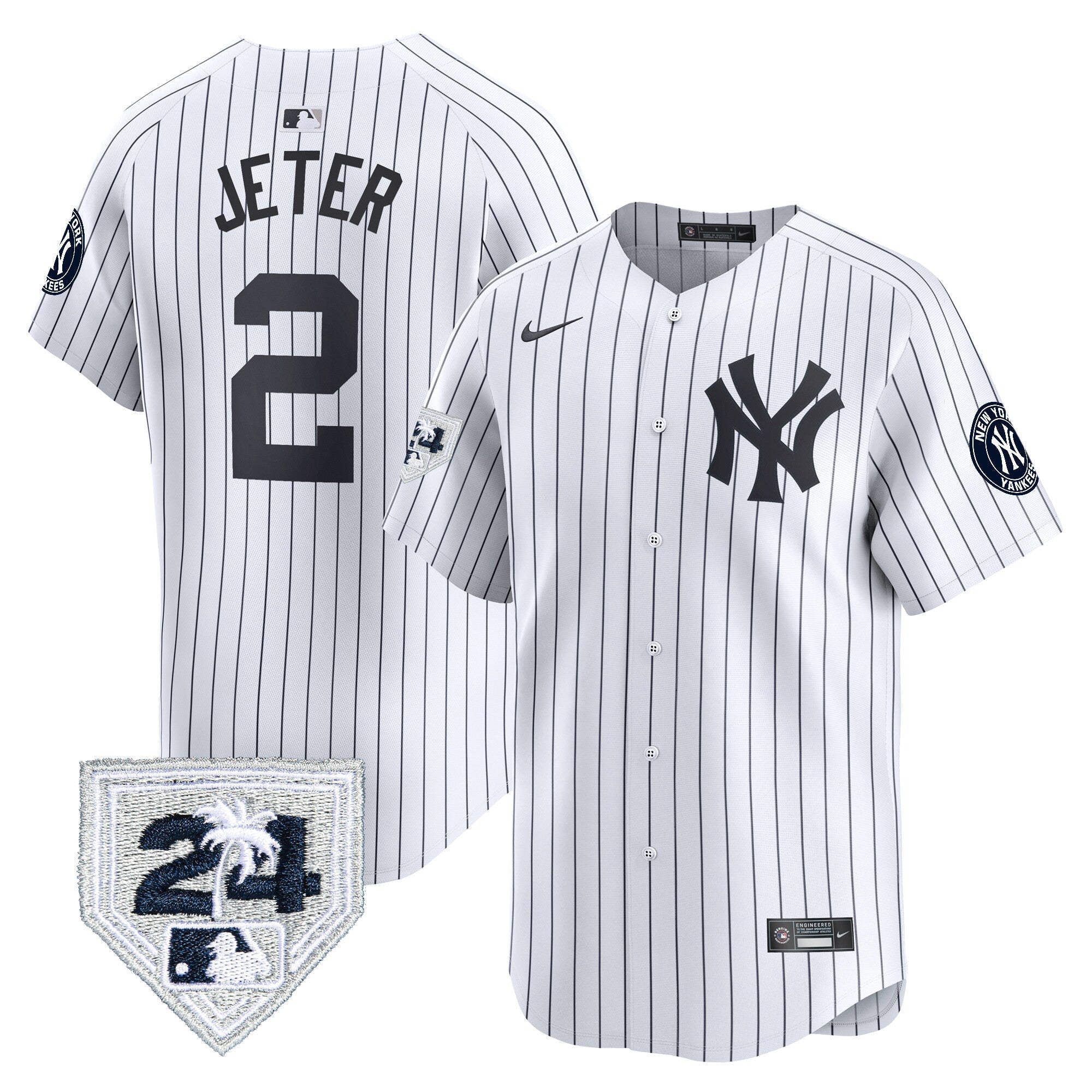 Men’s New York 2024 Spring Training Patch Vapor Premier Limited Jersey V3