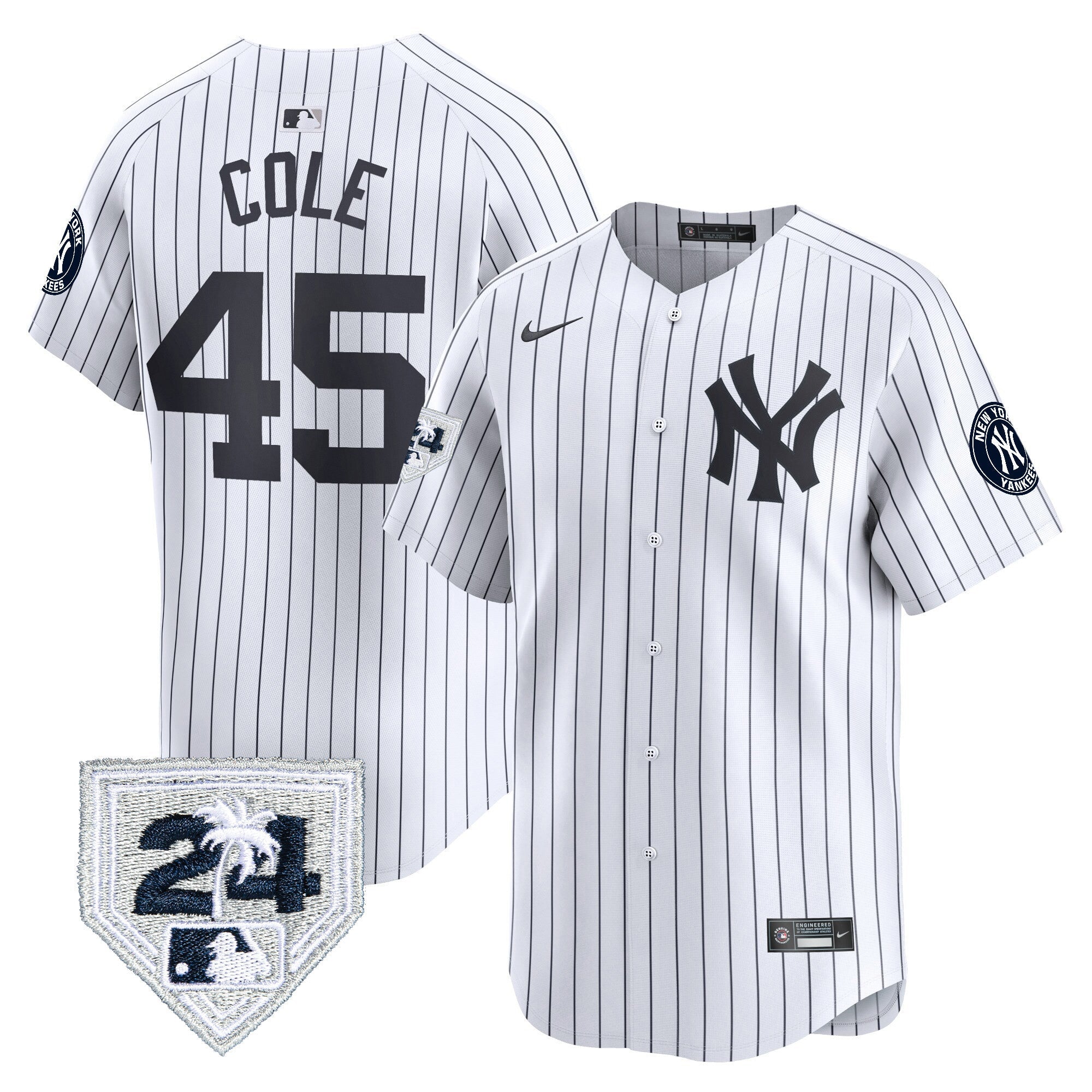 Men’s New York 2024 Spring Training Patch Vapor Premier Limited Jersey V3